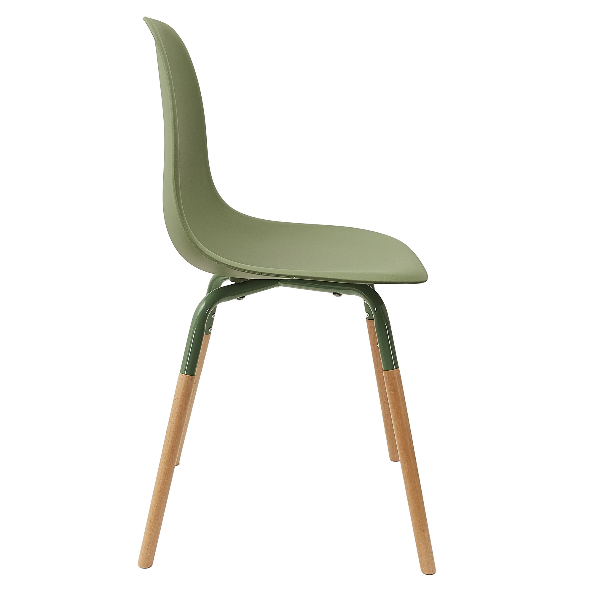 CHAISE PP PHENIX VERT HOME DECO FACTORY - LOT DE 4