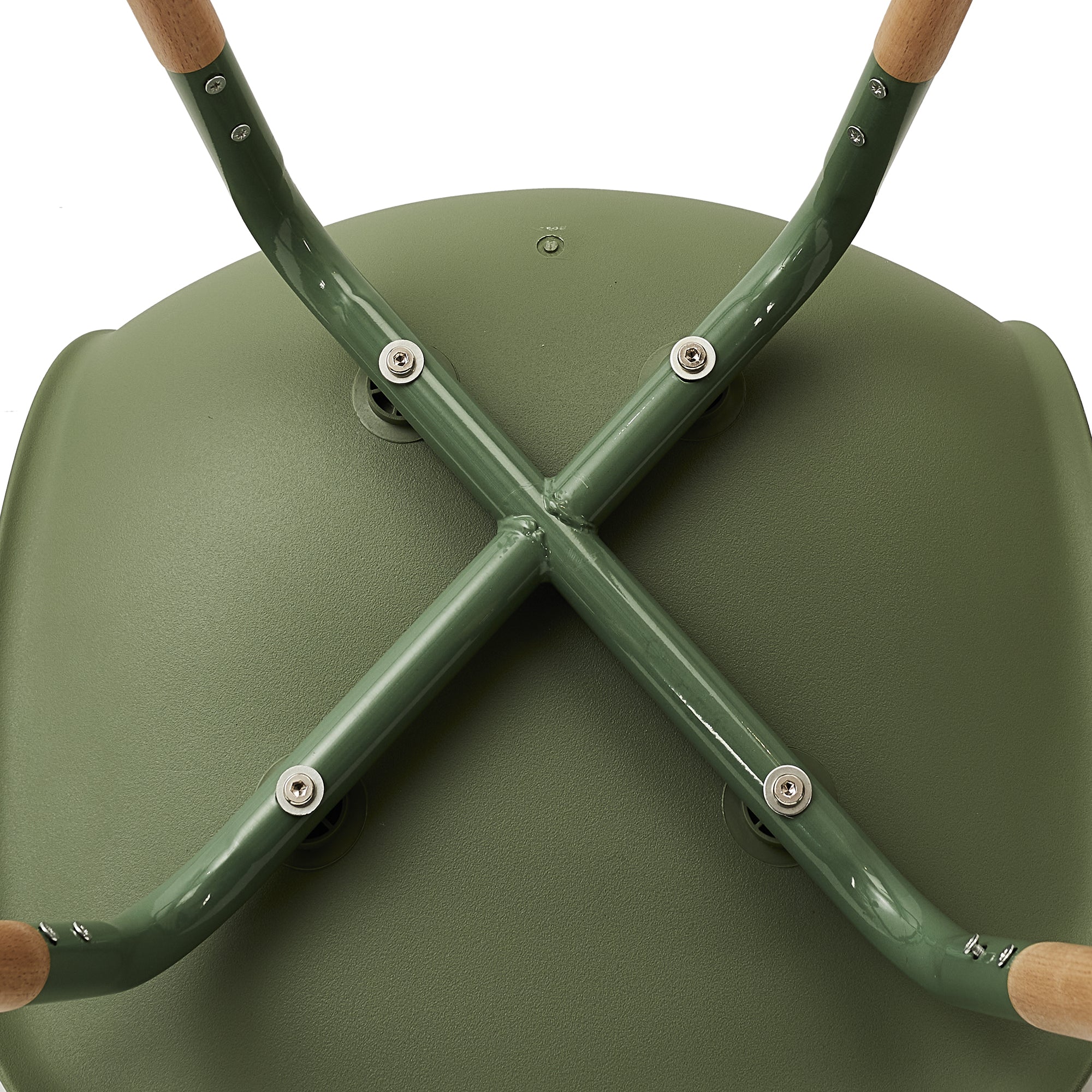 CHAISE PP PHENIX VERT HOME DECO FACTORY - LOT DE 4