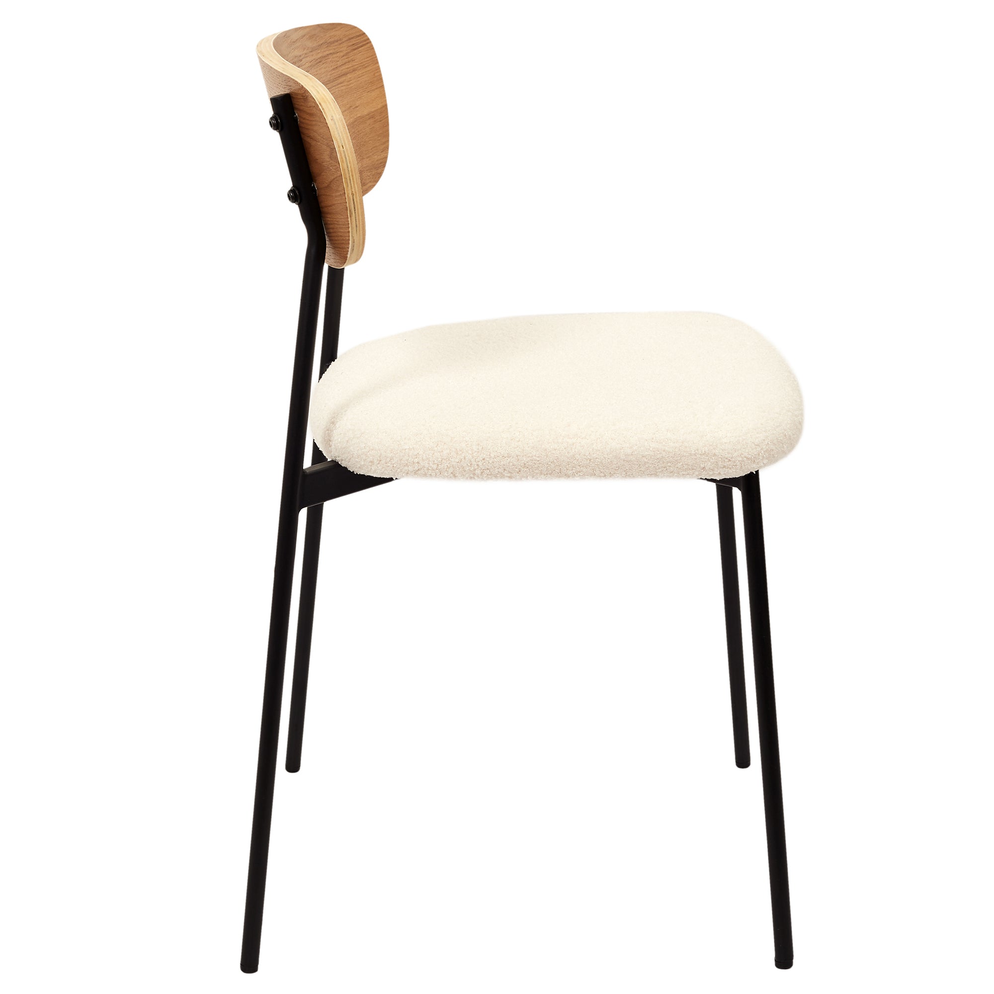 CHAISE BOUCLETTE LOKI - LOT DE 4