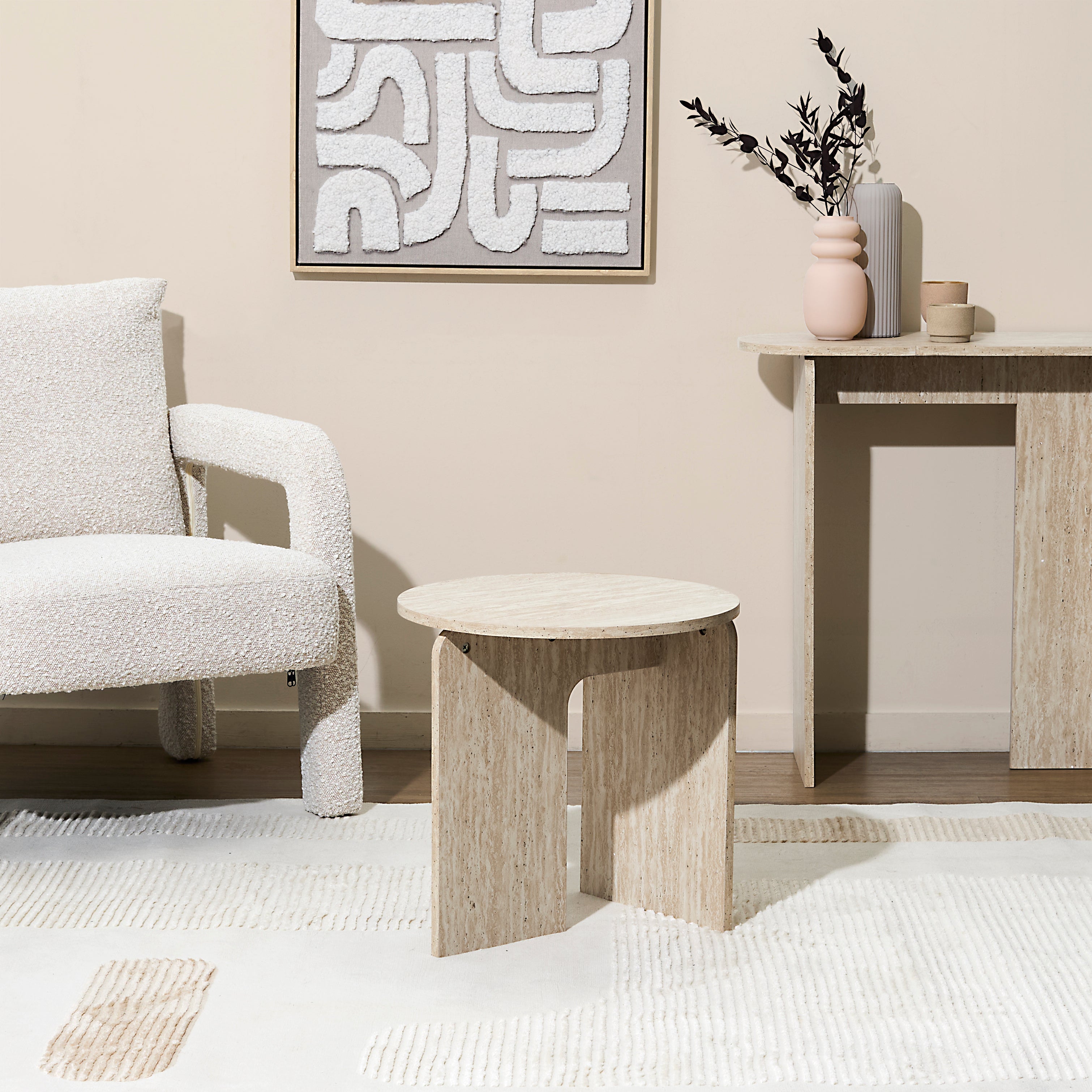 TABLE APPOINT PIETRA D45CM