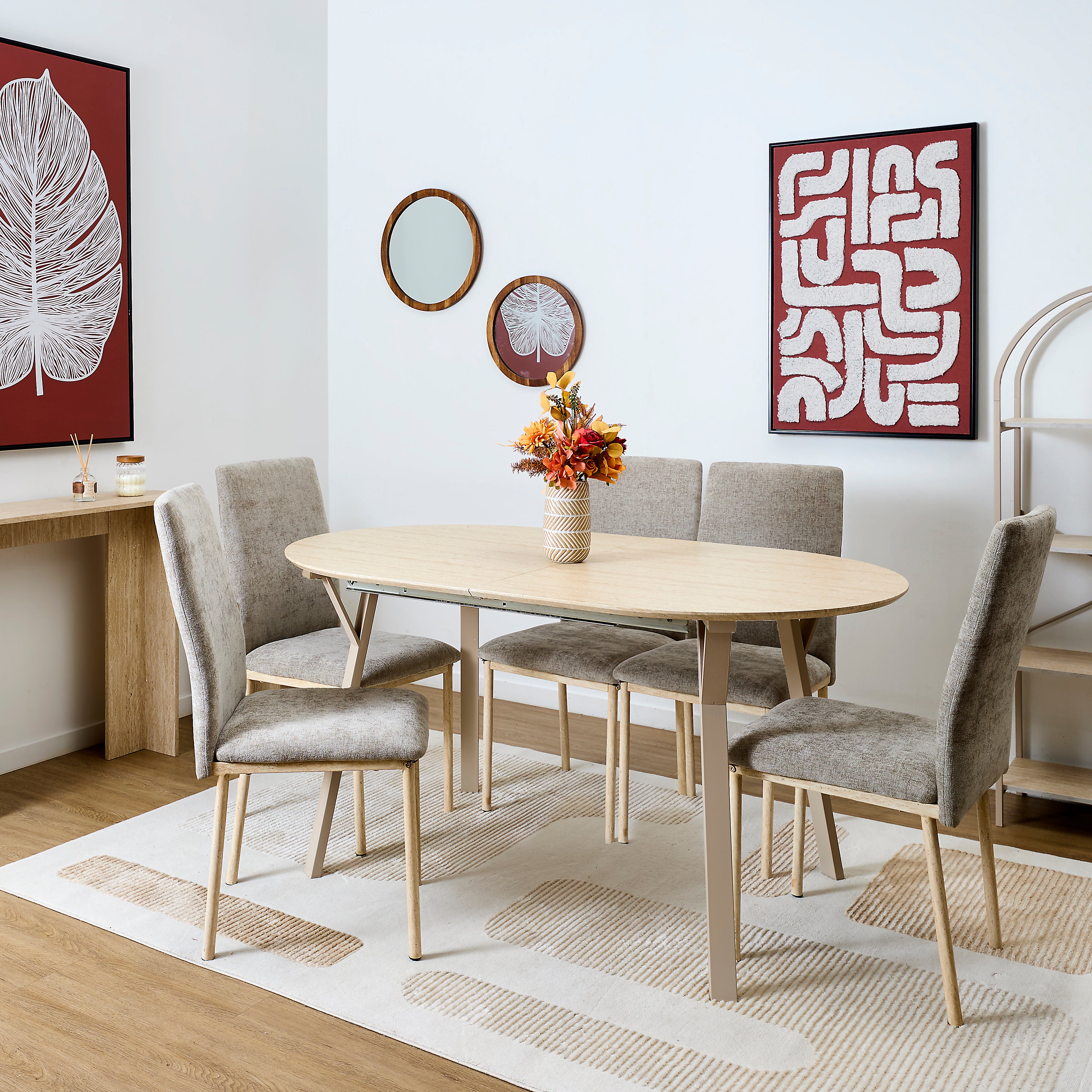 TABLE EXTENSIBLE 6 A 8 PERS TERRA NOVA