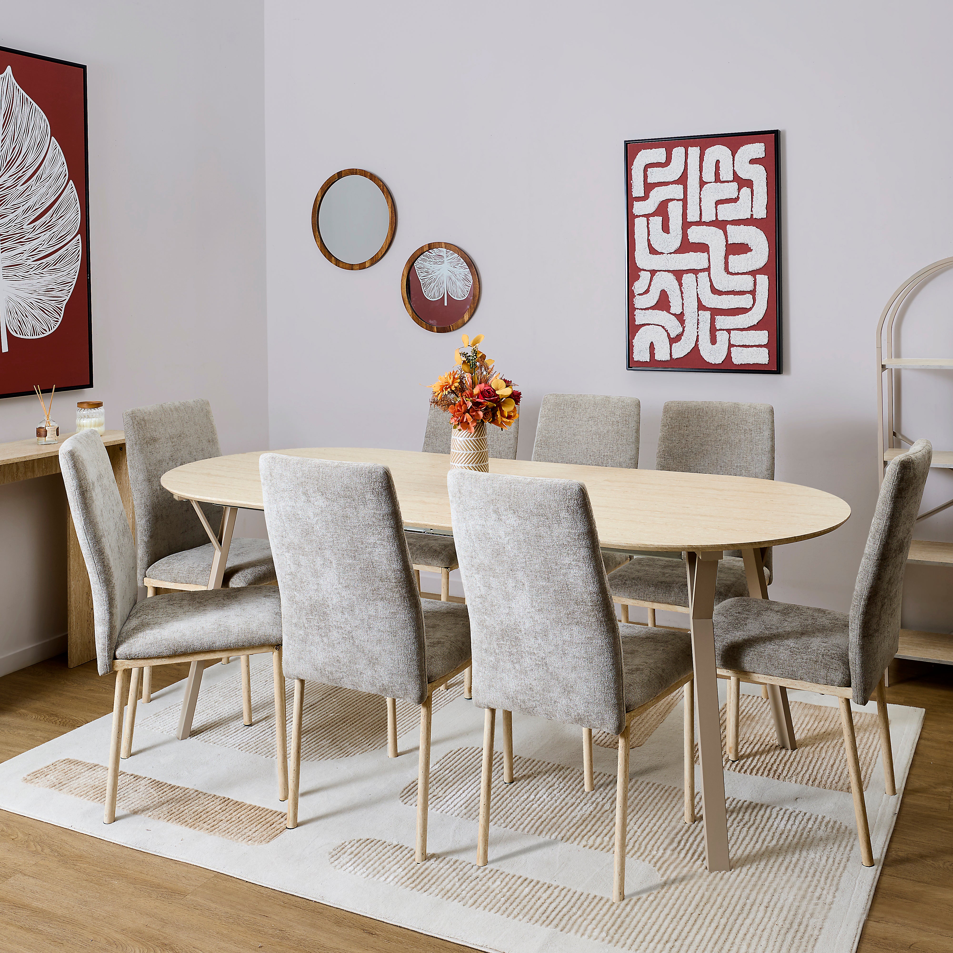TABLE EXTENSIBLE 6 A 8 PERS TERRA NOVA