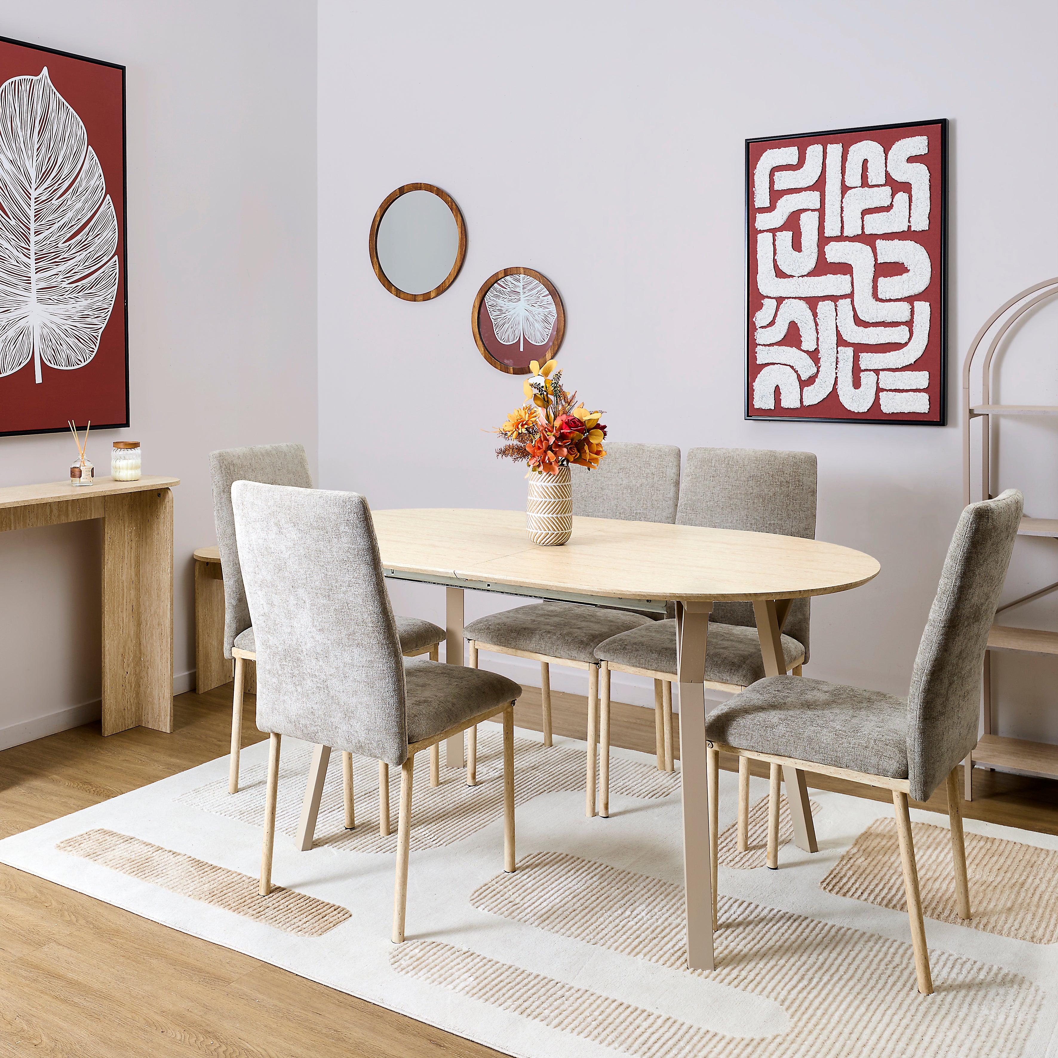 TABLE EXTENSIBLE 6 A 8 PERS TERRA NOVA