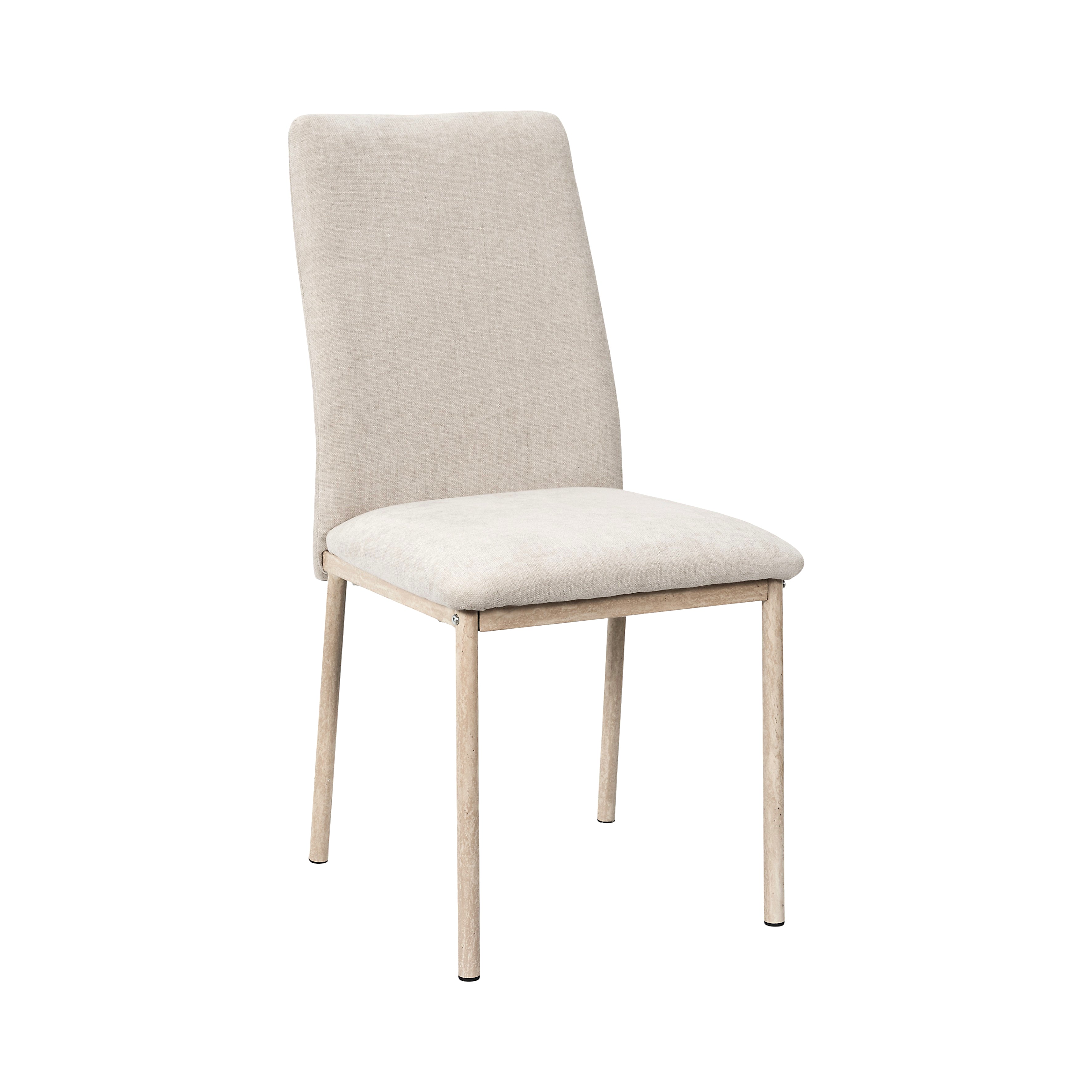 CHAISE EMILIA BEIGE - LOT DE 2