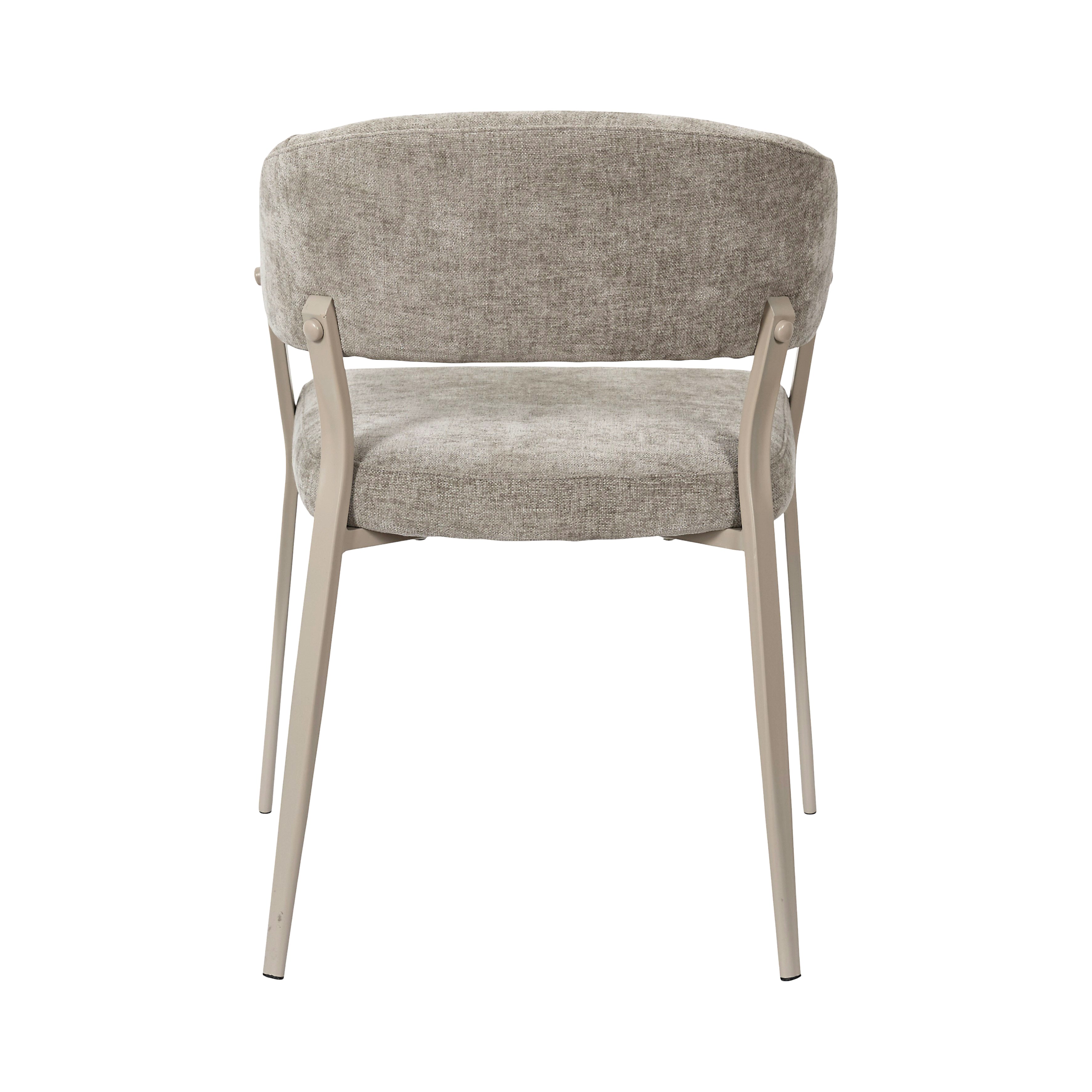 FAUTEUIL EMILIA TAUPE - LOT DE 2