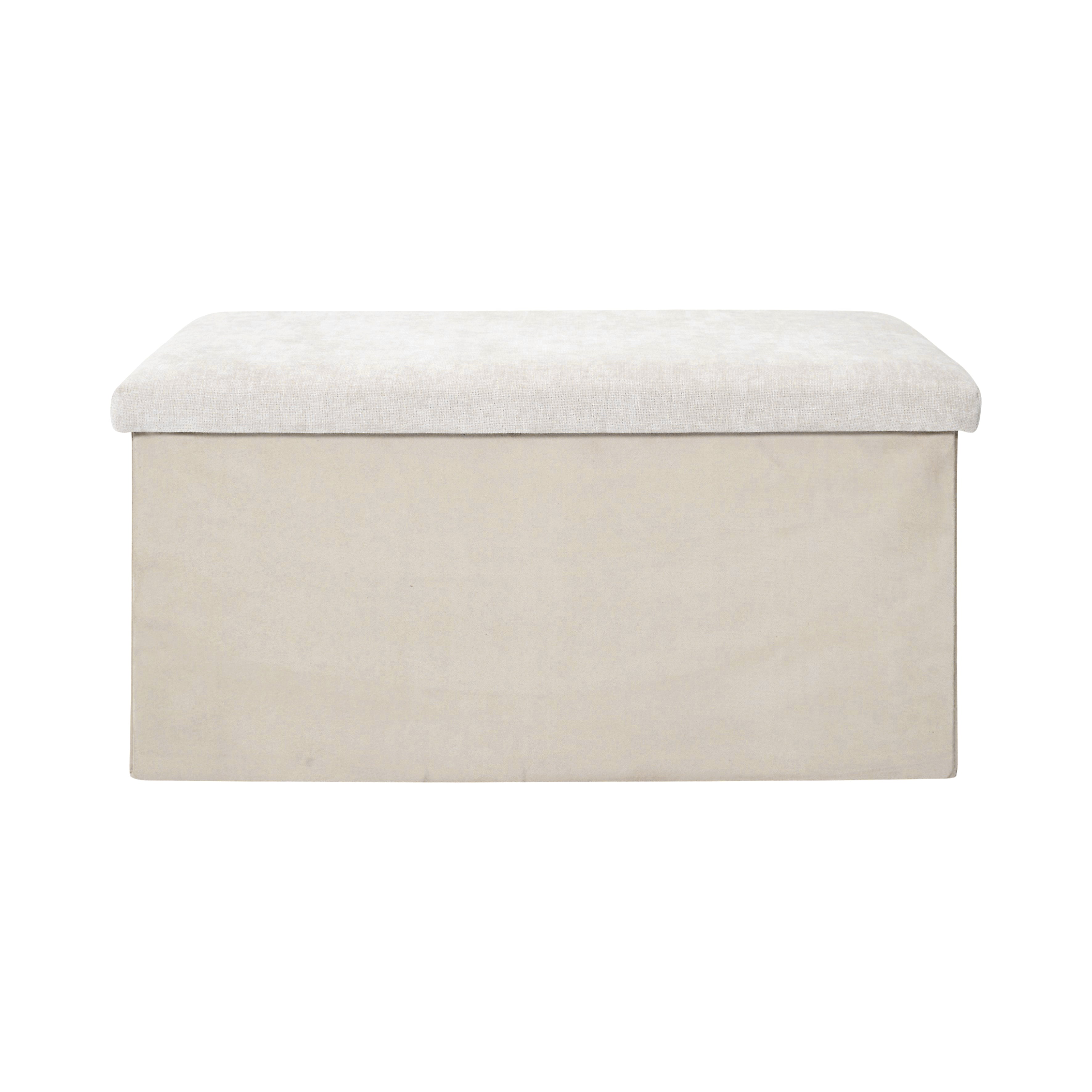 COFFRE BANC PLIABLE EMILIA BEIGE