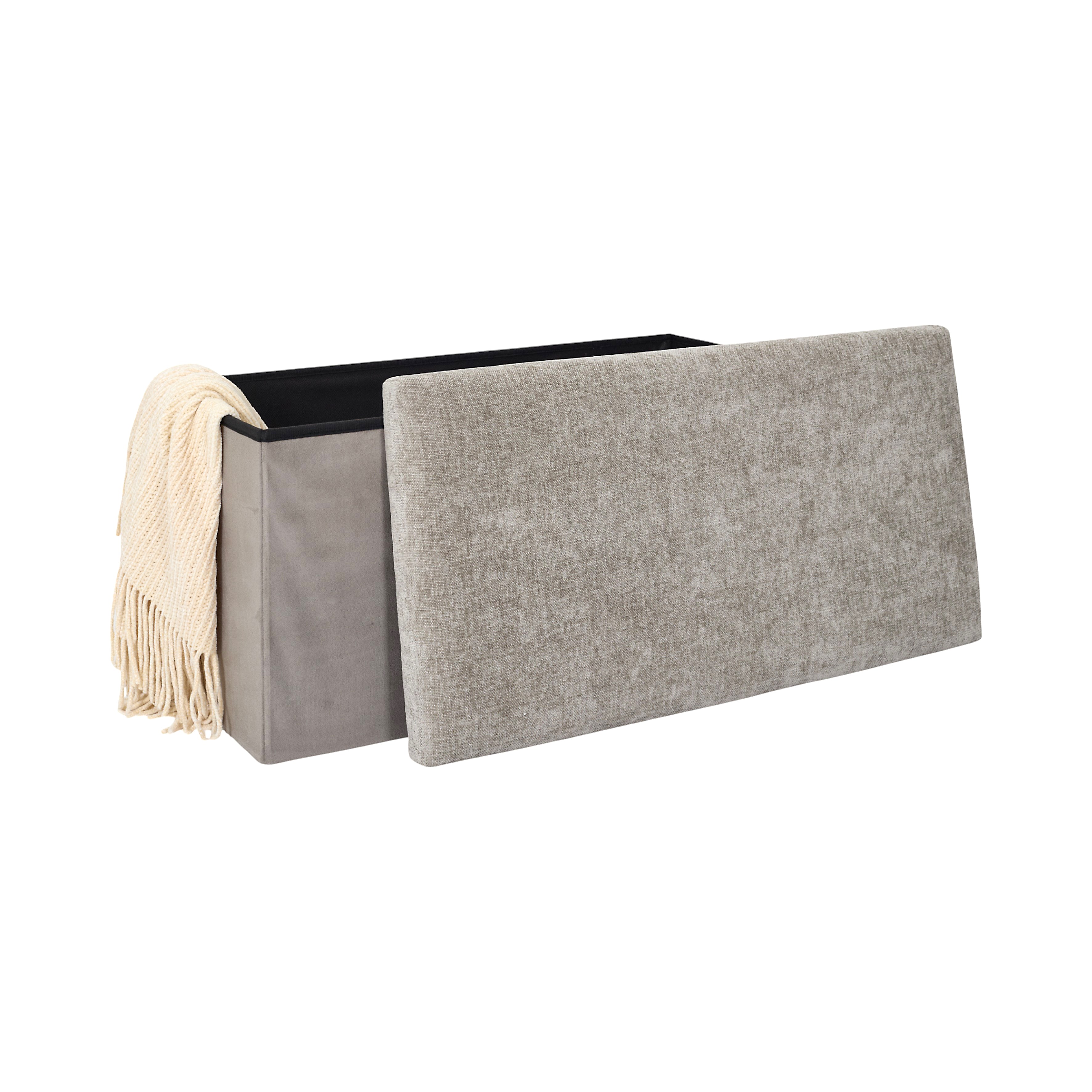 COFFRE BANC PLIABLE EMILIA TAUPE