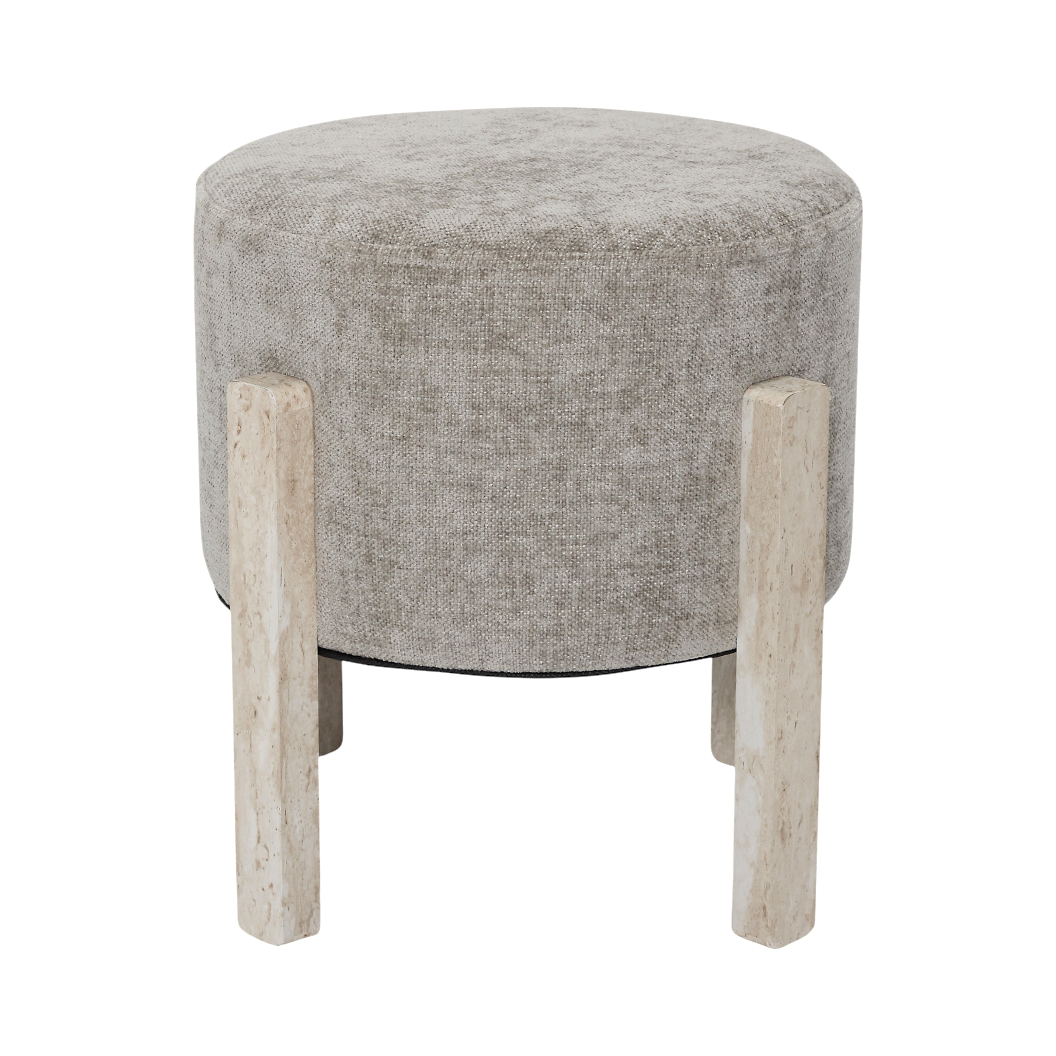 TABOURET EMILIA TAUPE - LOT DE 2