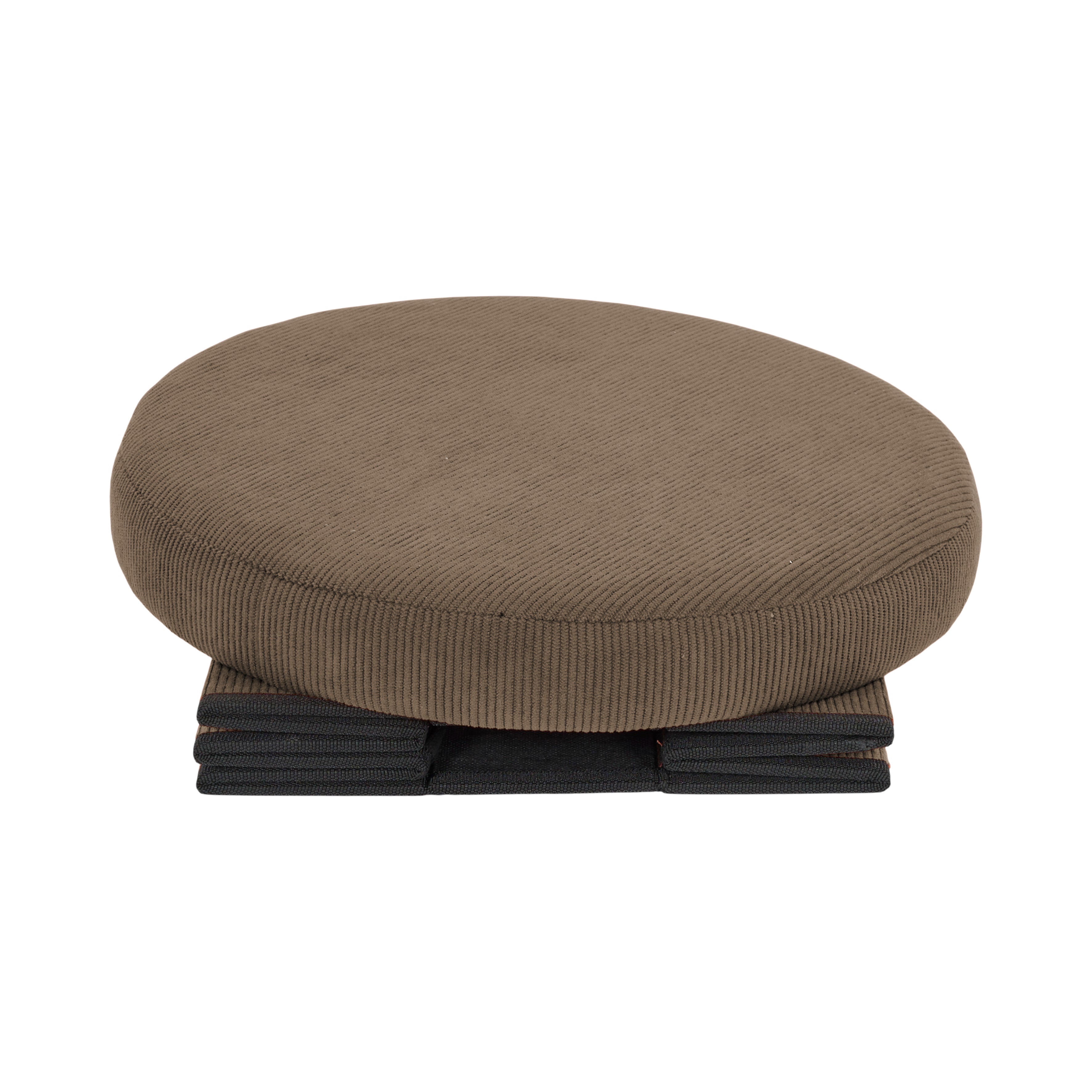 COFFRE POUF PLIABLE COTELE JULES TAUPE