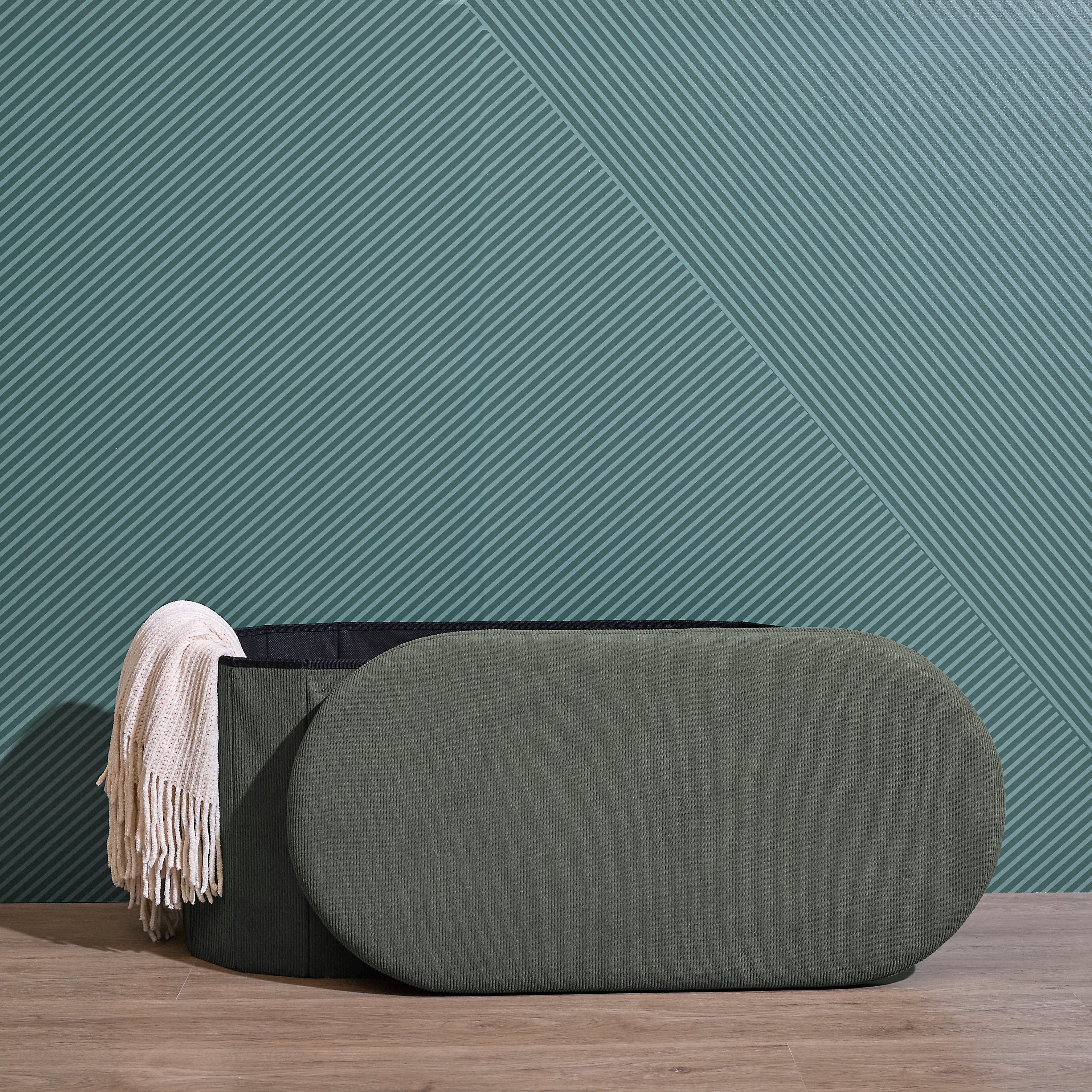 COFFRE BANC PLIABLE COTELE JULES VERT