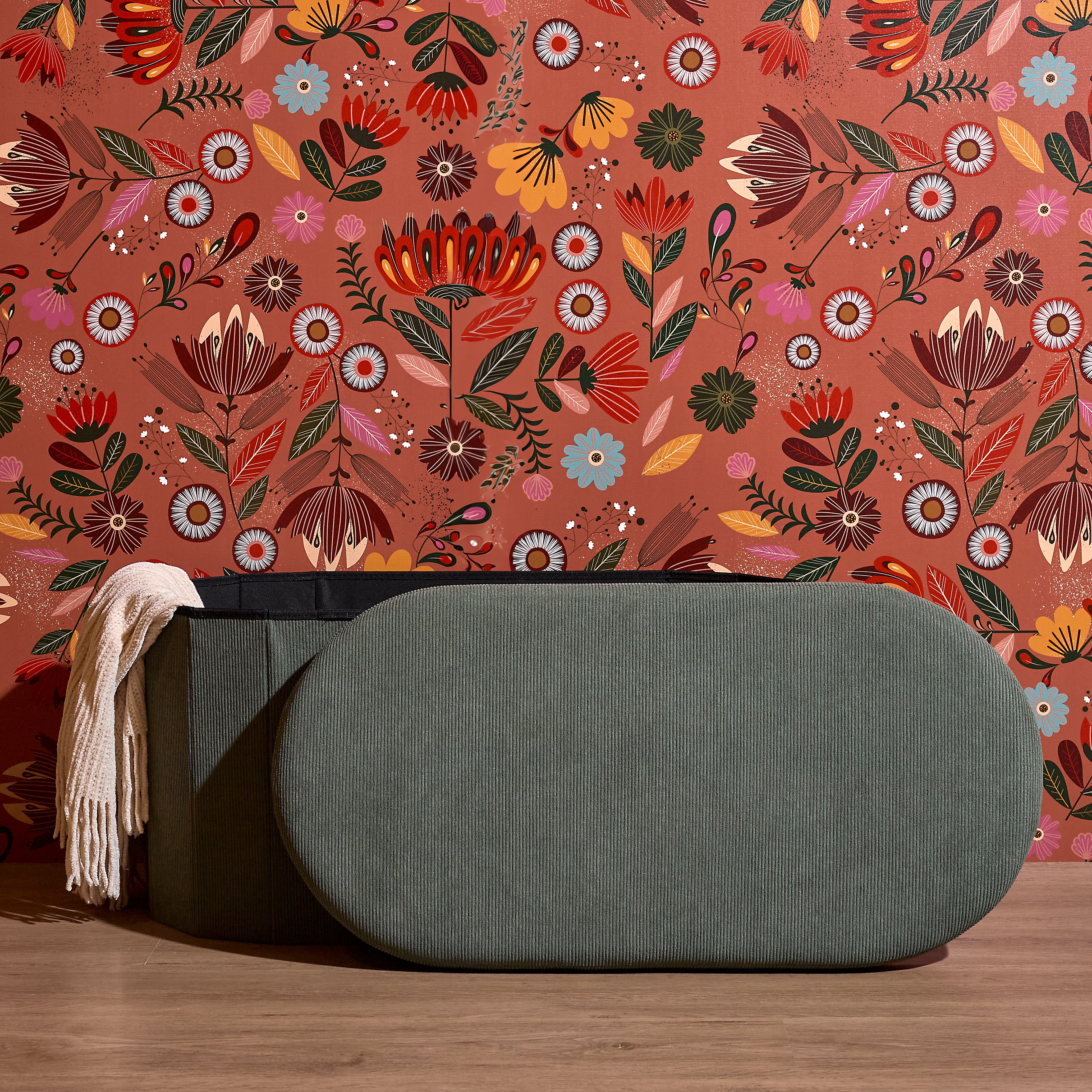 COFFRE BANC PLIABLE COTELE JULES VERT