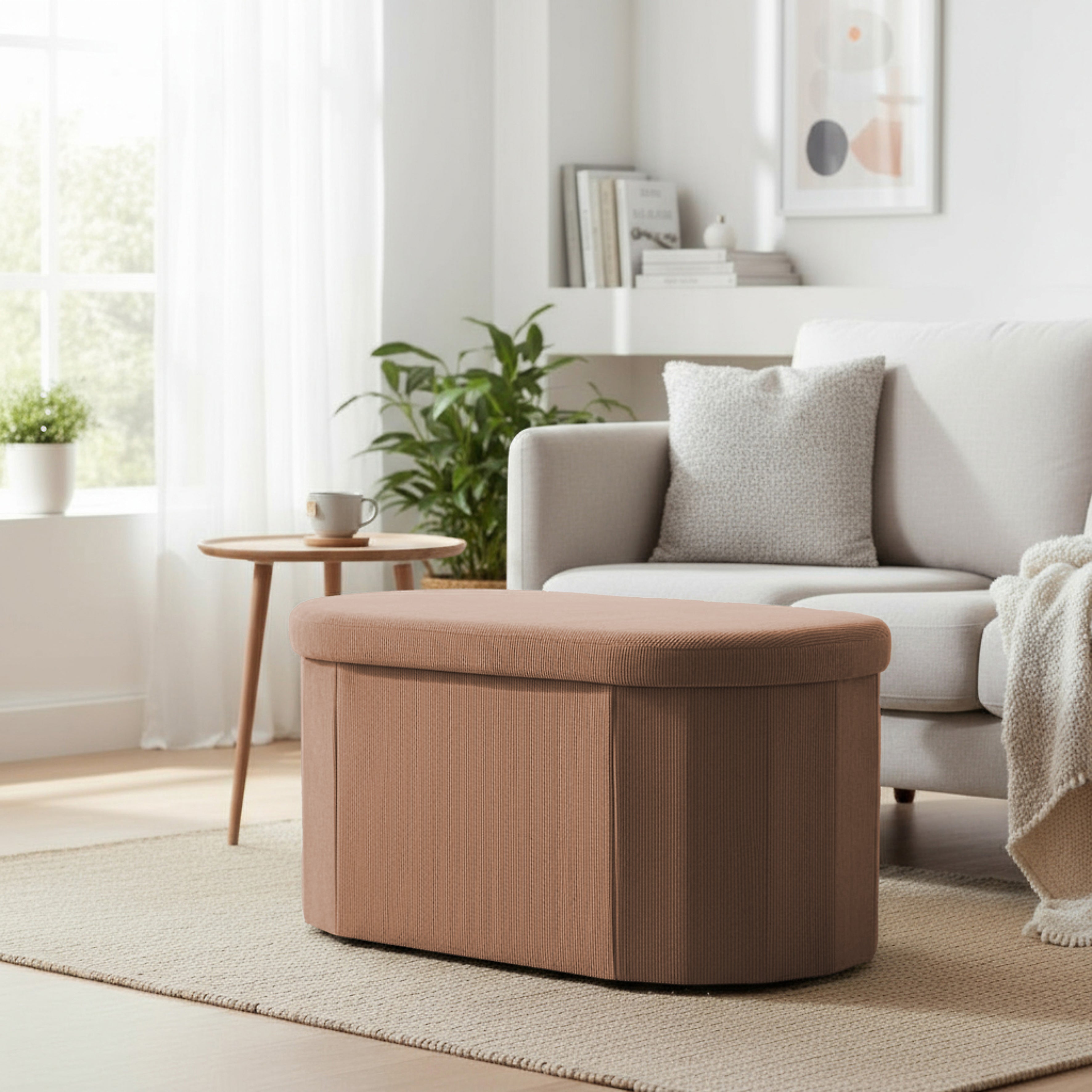 COFFRE BANC PLIABLE COTELE JULES TAUPE