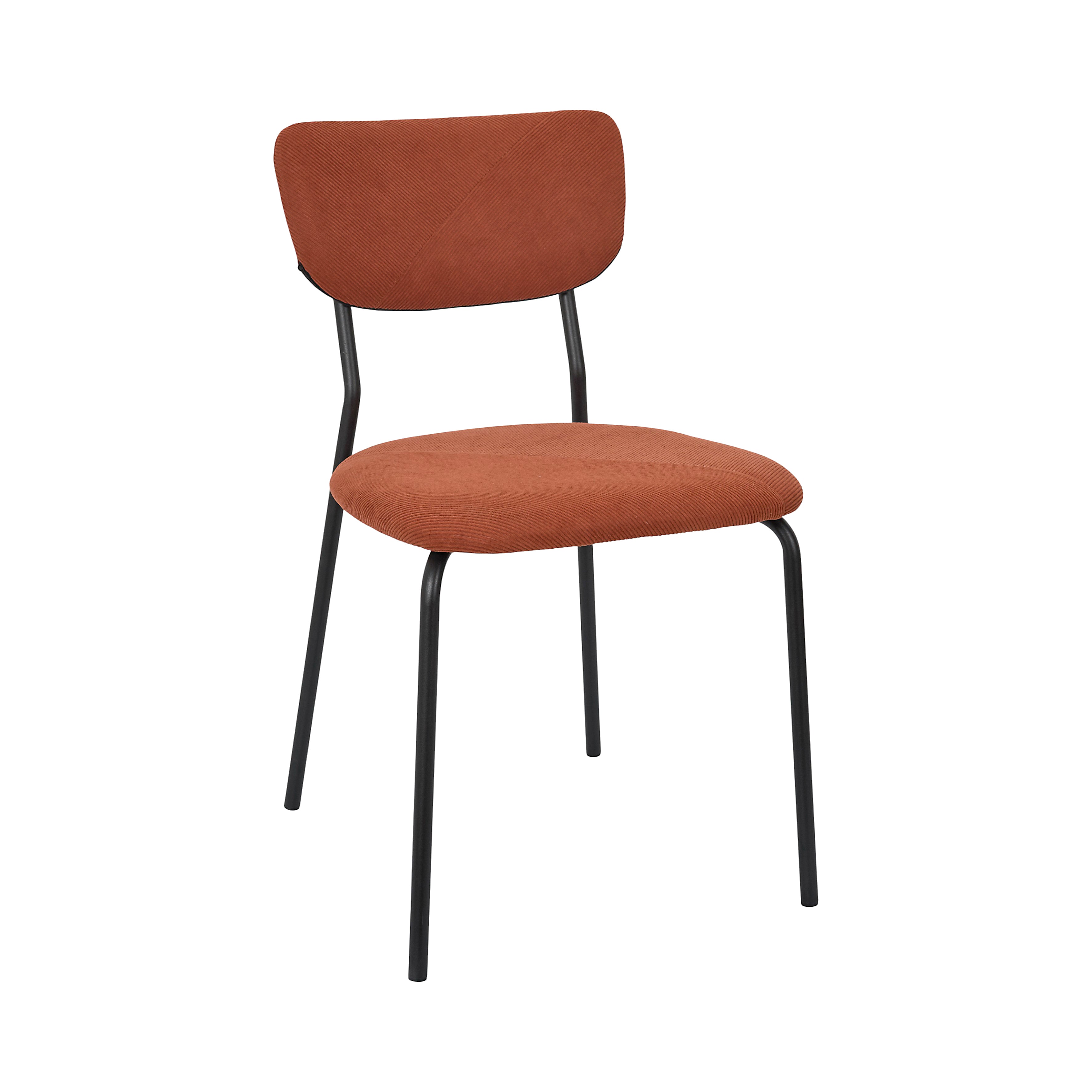 CHAISE COTELE JULES TERRACOTTA - LOT DE 4