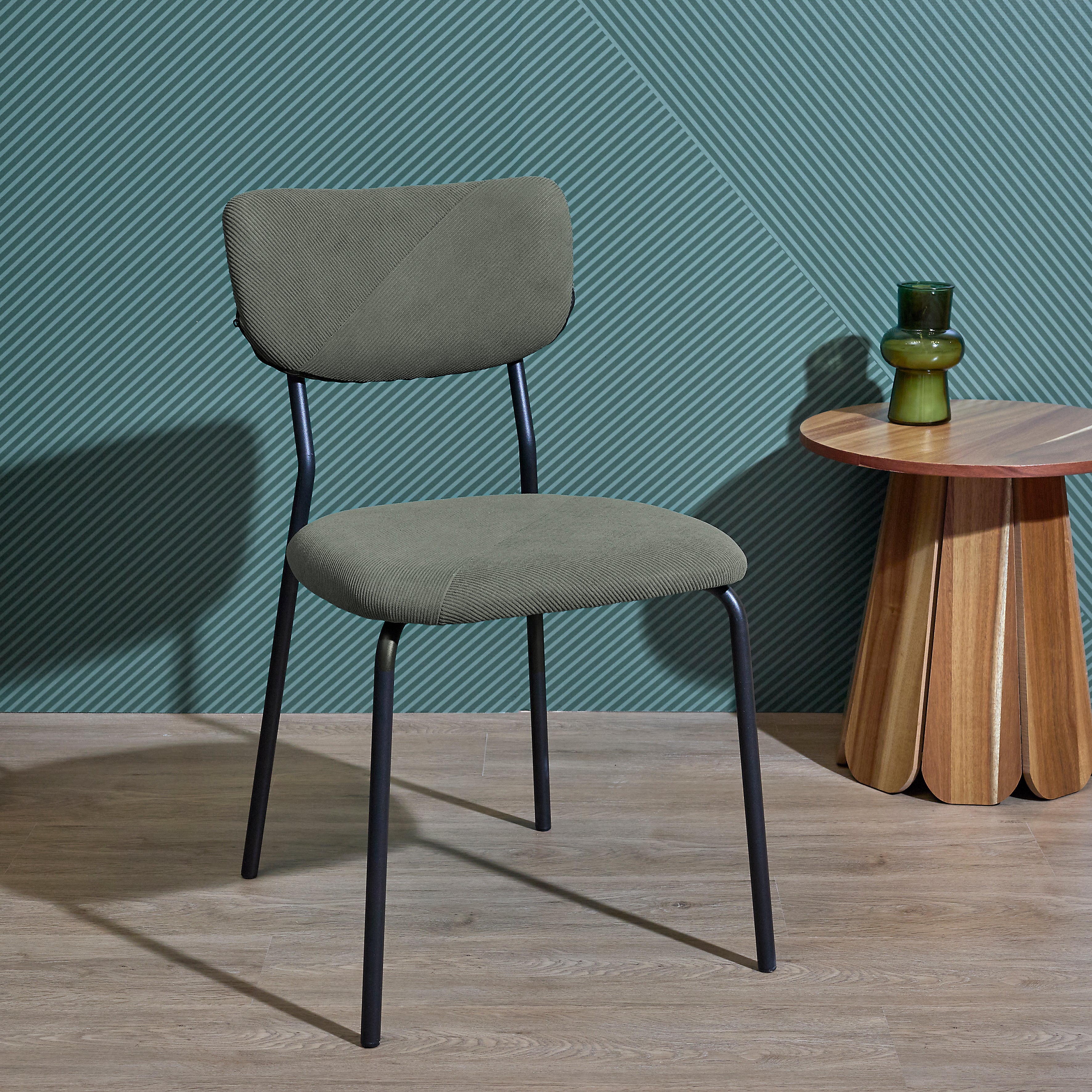 CHAISE COTELE JULES VERT - LOT DE 4