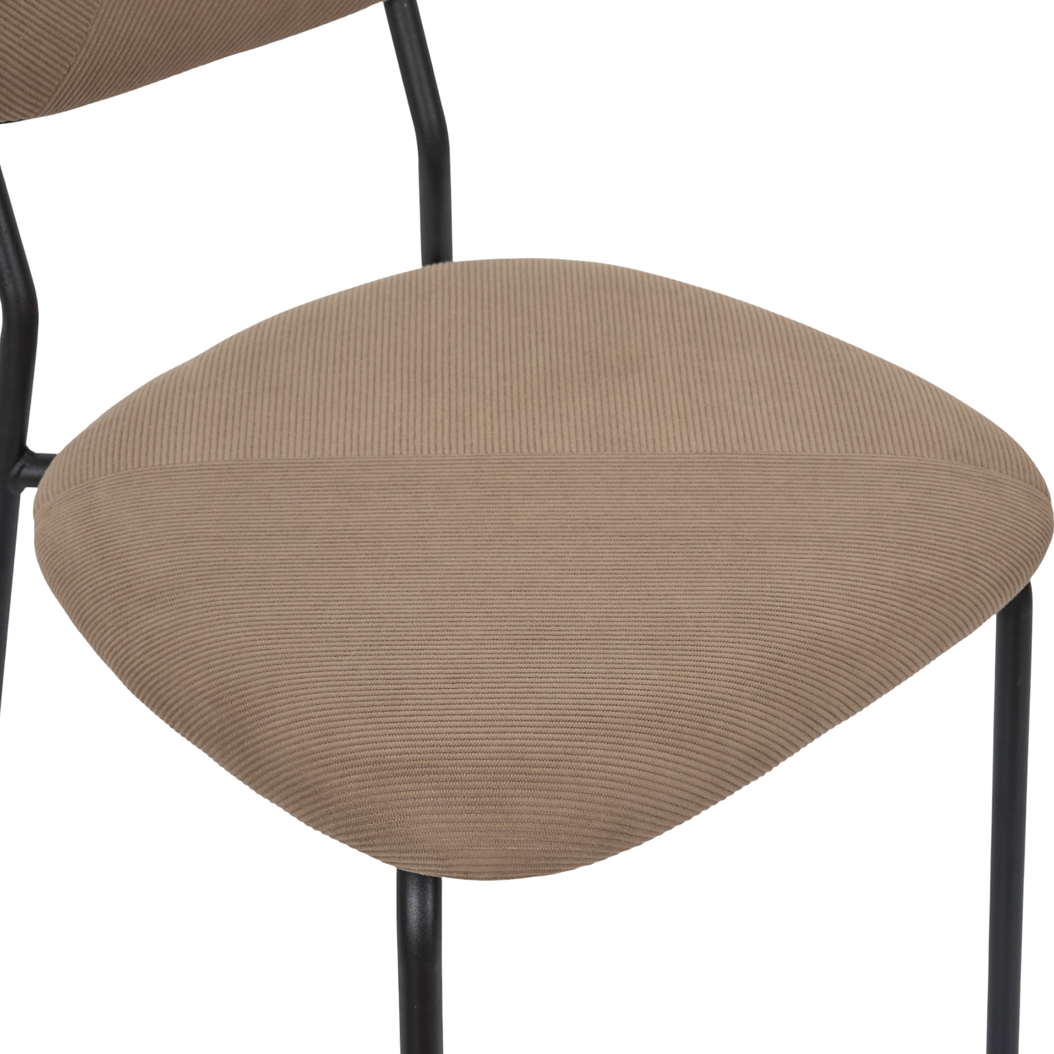 CHAISE COTELE JULES TAUPE - LOT DE 4