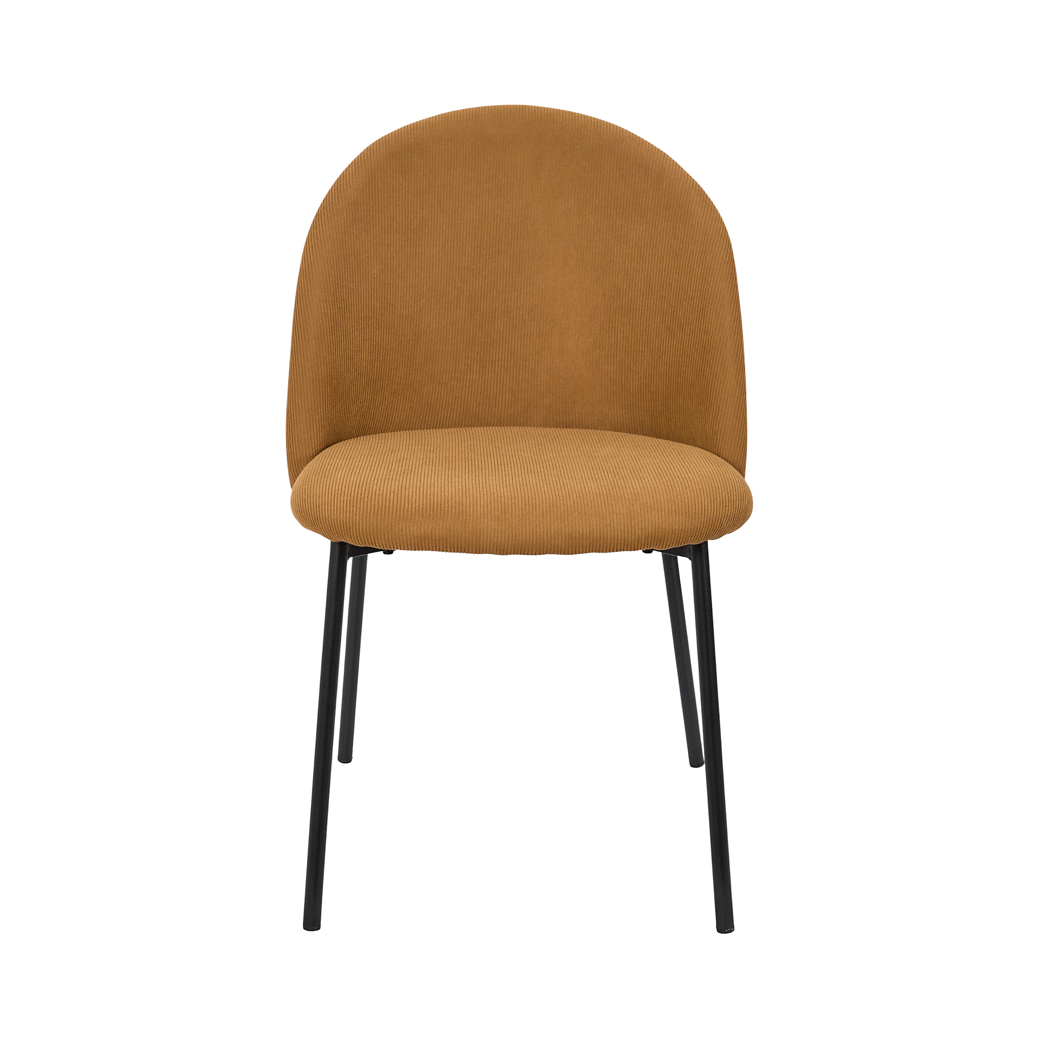 CHAISE COTELE DOSSIER ARCHE JULES JAUNE - LOT DE 4