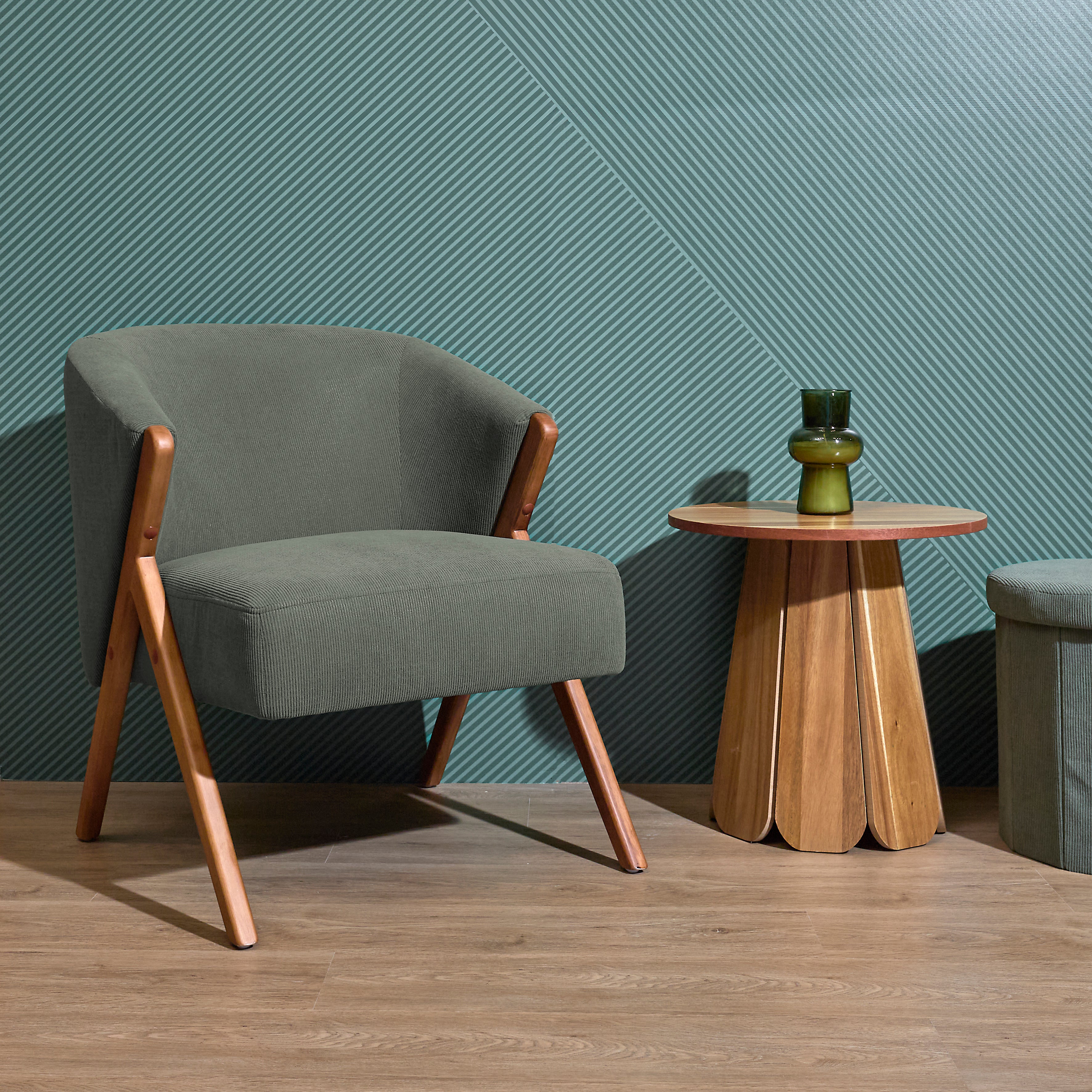 FAUTEUIL SALON COTELE JULES VERT
