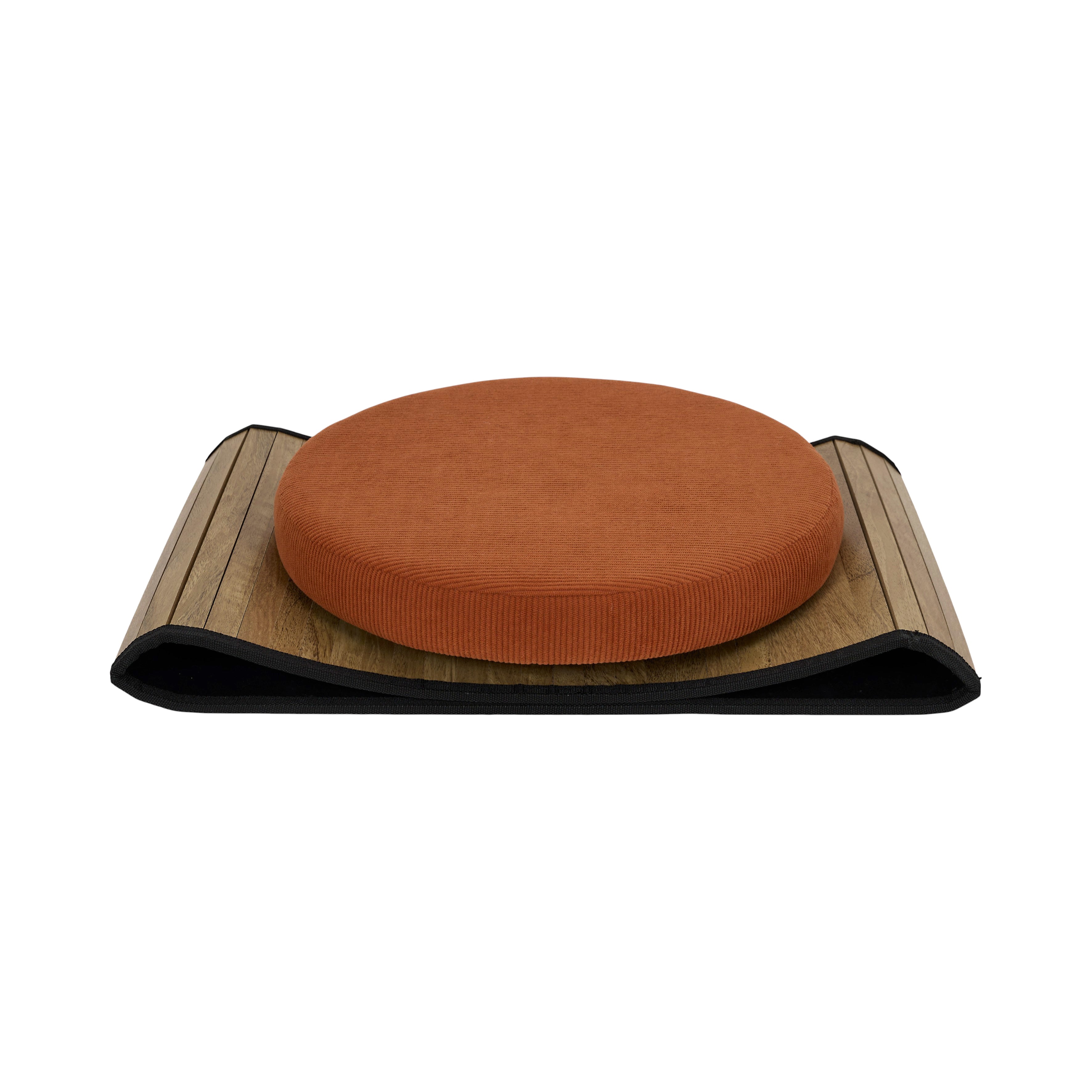COFFRE POUF PLIABLE COTELE BOIS JULES TERRA