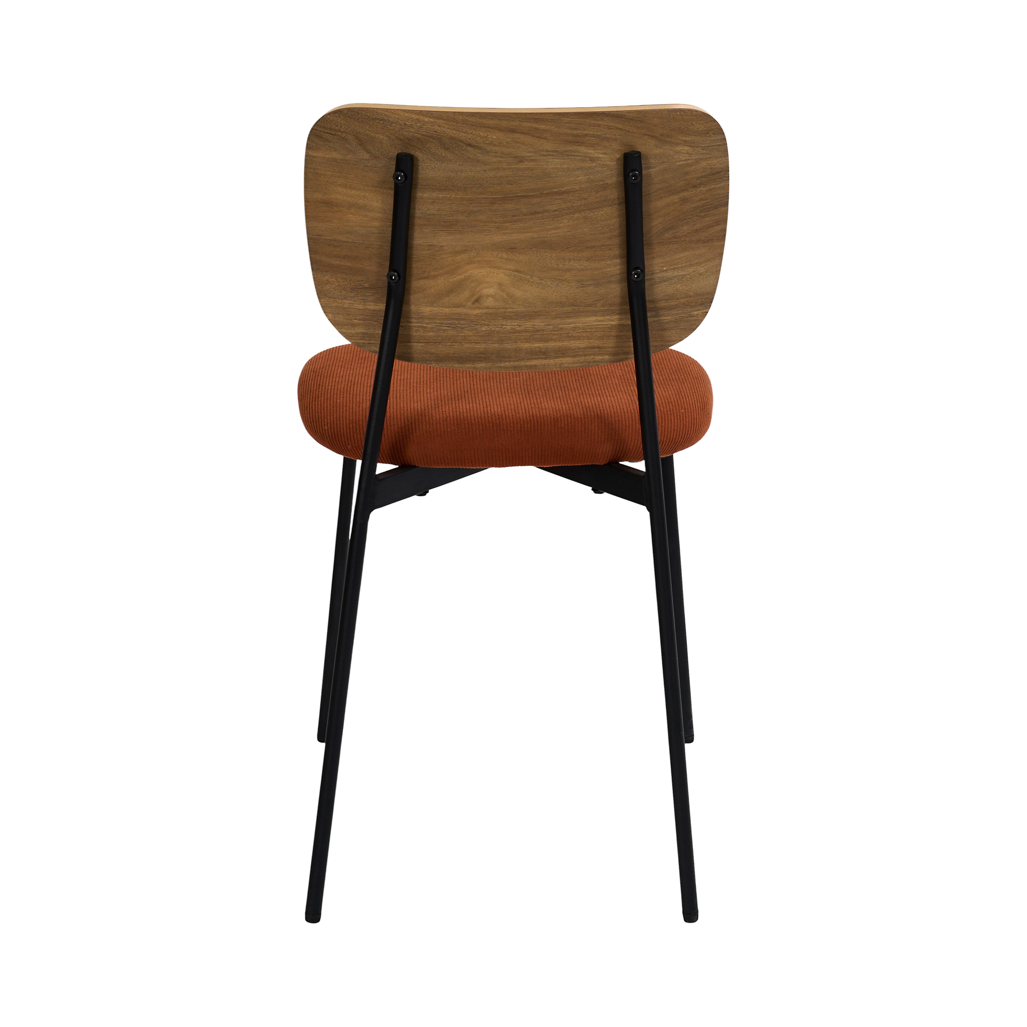 CHAISE COTELE BOIS JULES TERRACOTTA - LOT DE 4