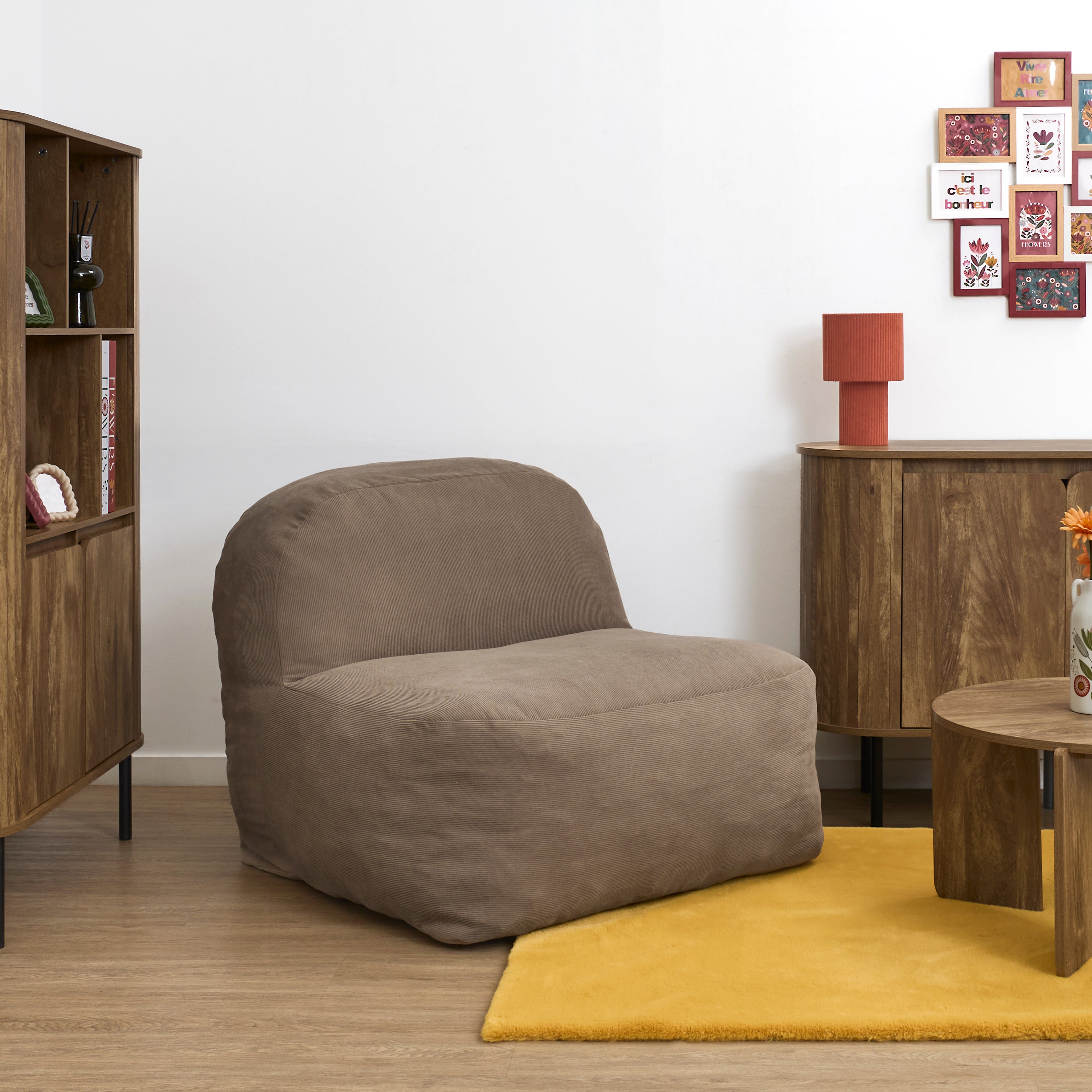 FAUTEUIL COMPRESSE COTELE JULES TAUPE