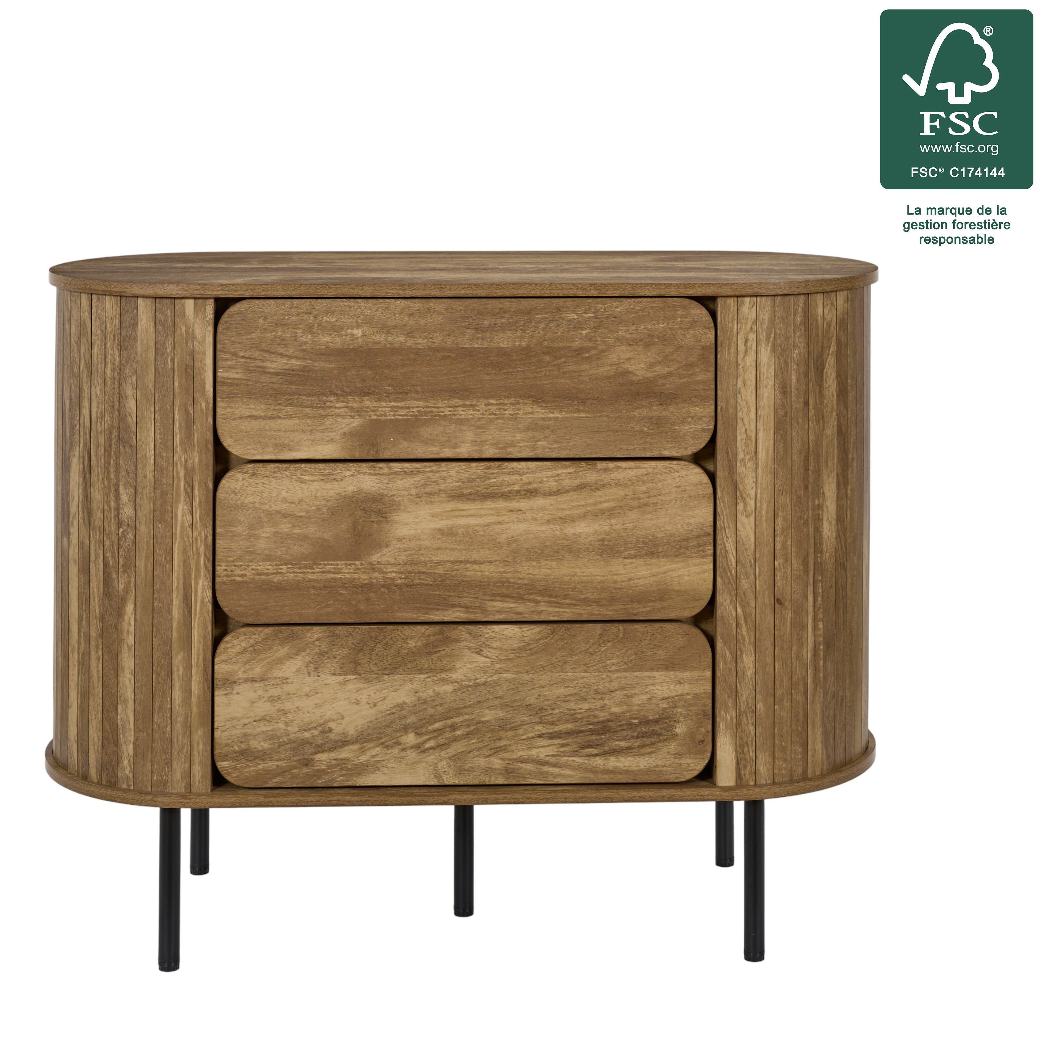 COMMODE 3 TIROIRS HERITAGE