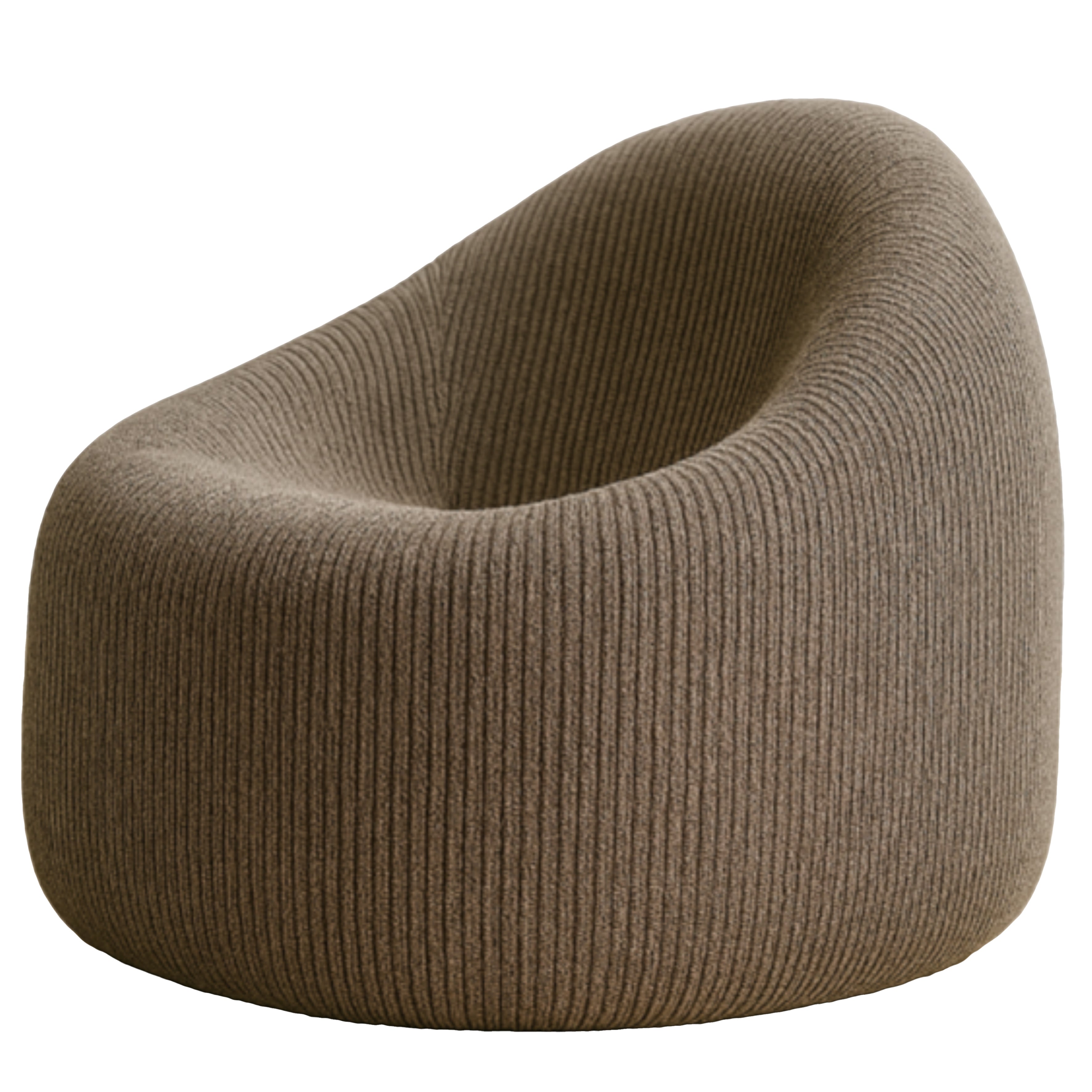 FAUTEUIL POIRE COMPRESSE COTELE SCOTT TAUPE