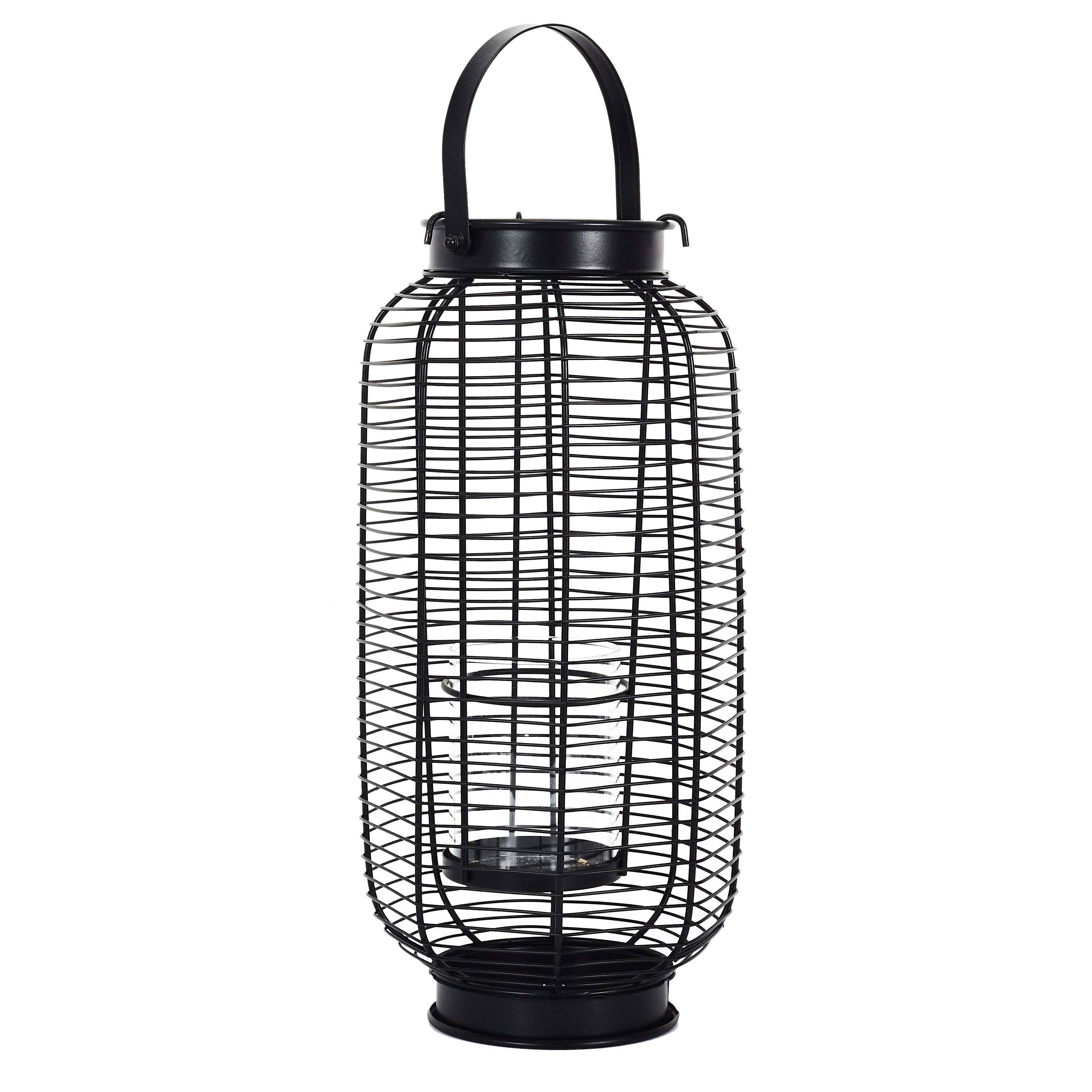 LANTERNE EN METAL FILAIRE H42.5CM