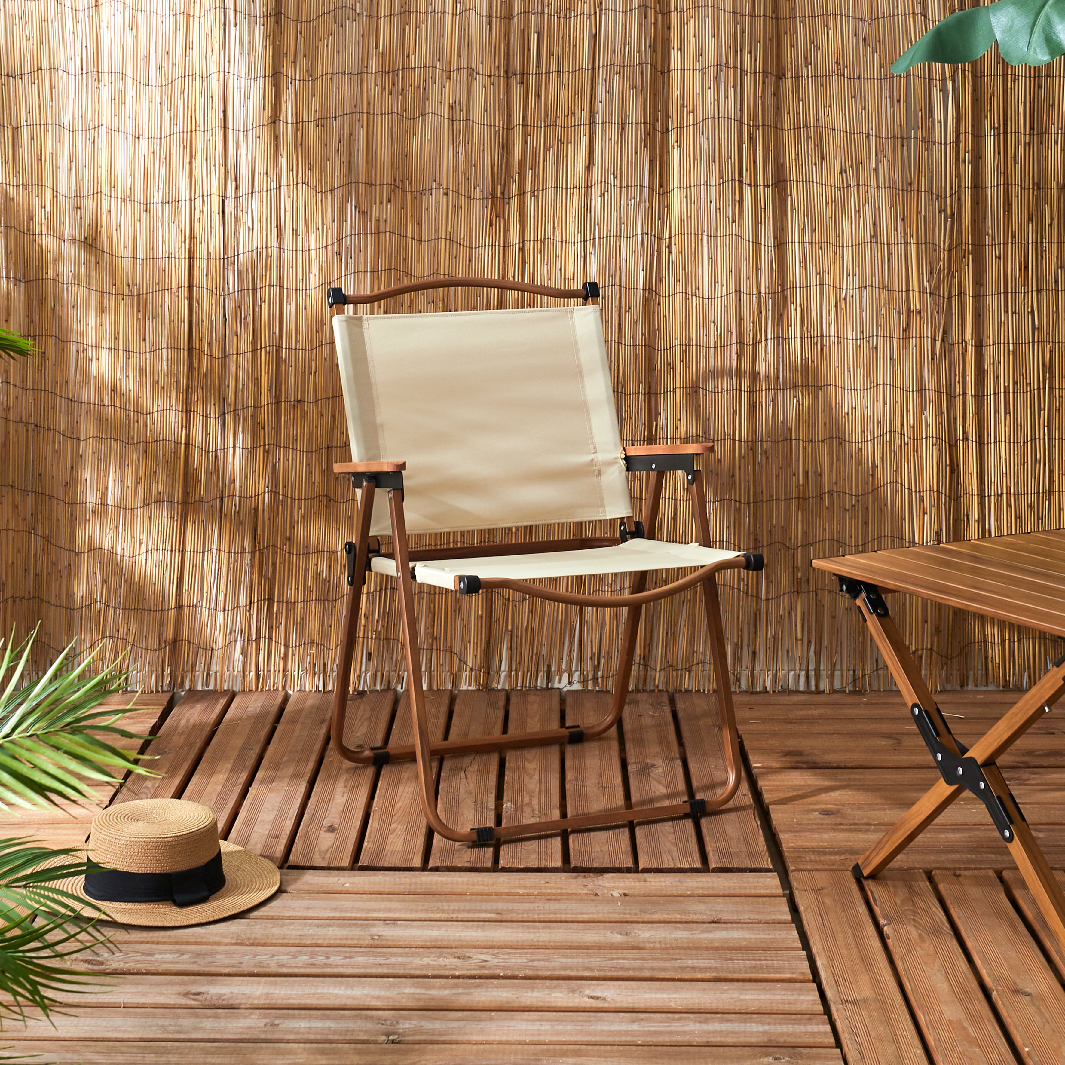 CHAISE CAMPING MARIPOSA BEIGE