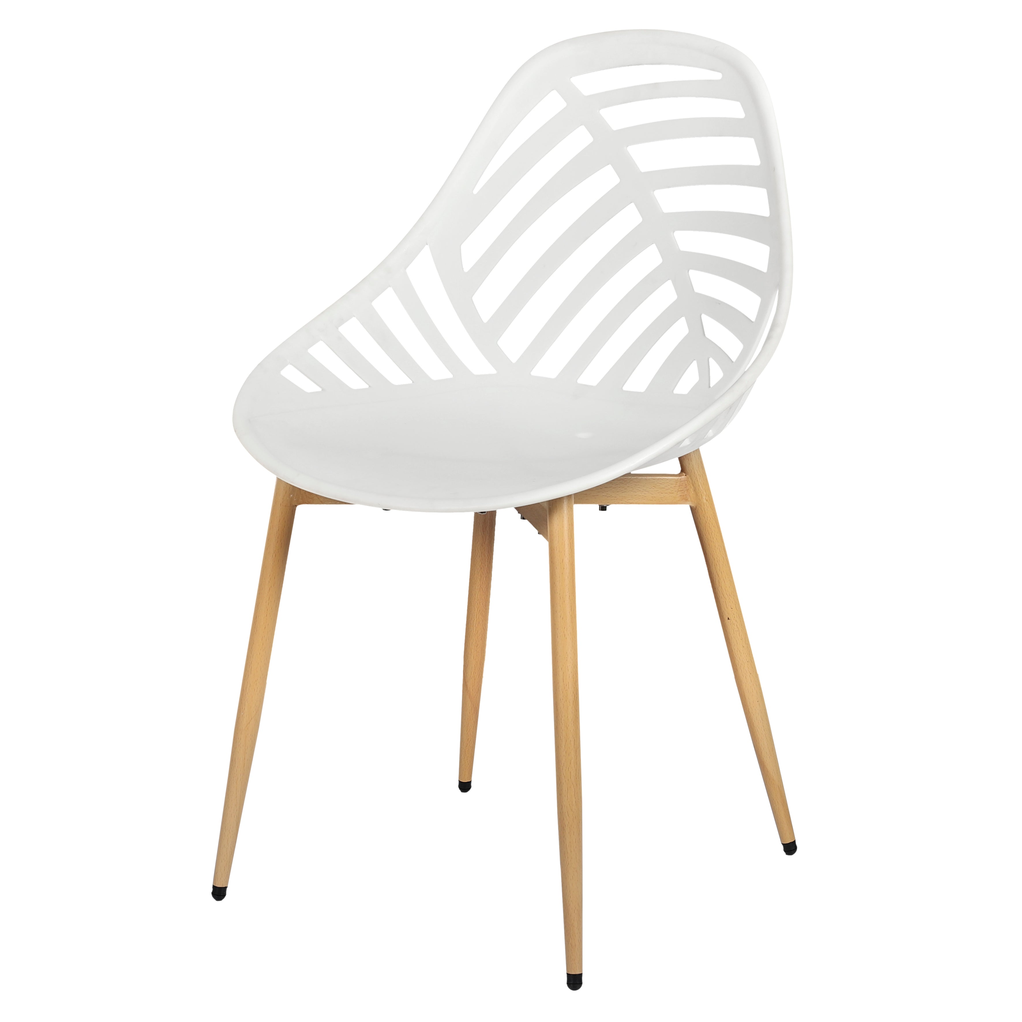 CHAISE ALAMEDA BLANC - LOT DE 4