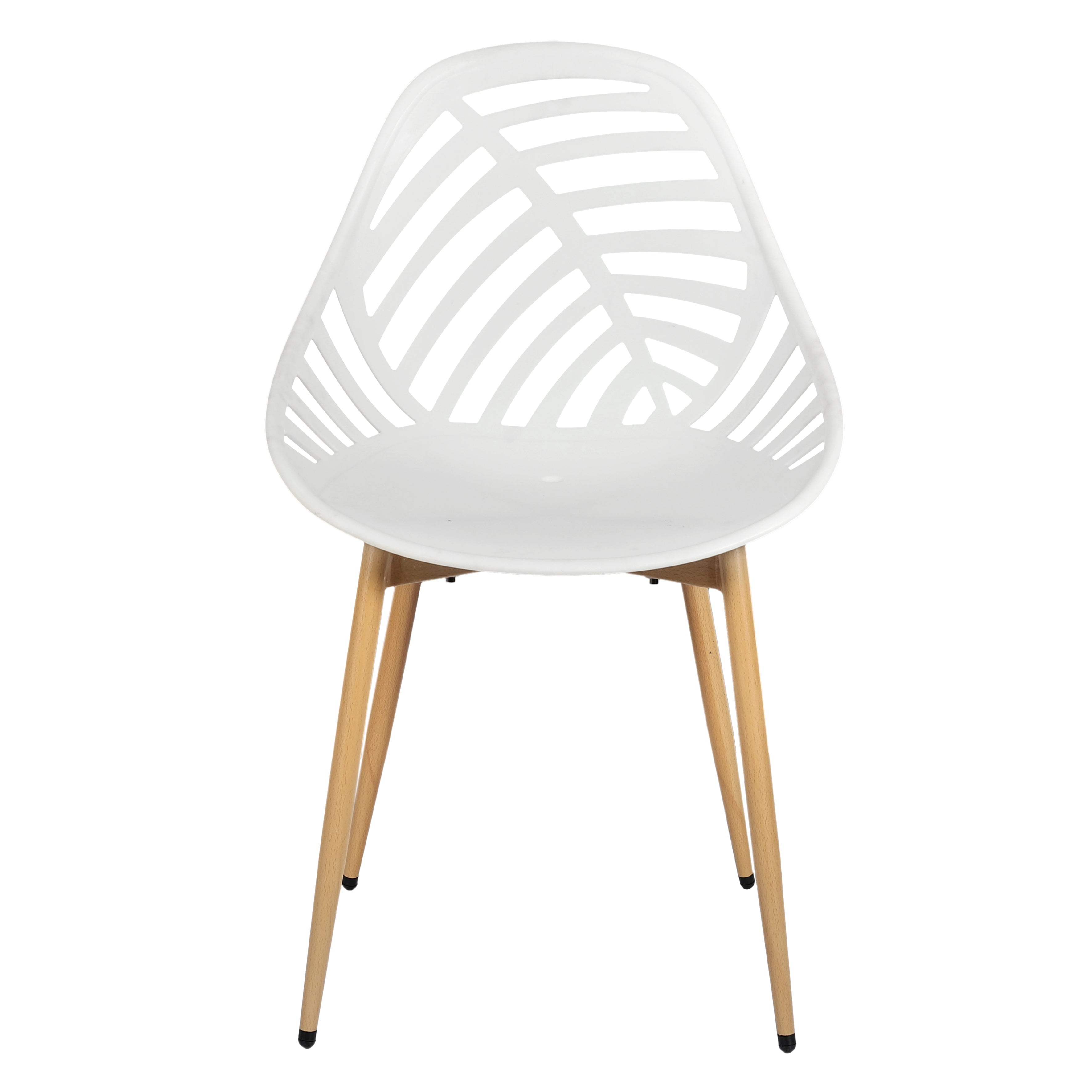 CHAISE ALAMEDA BLANC - LOT DE 4