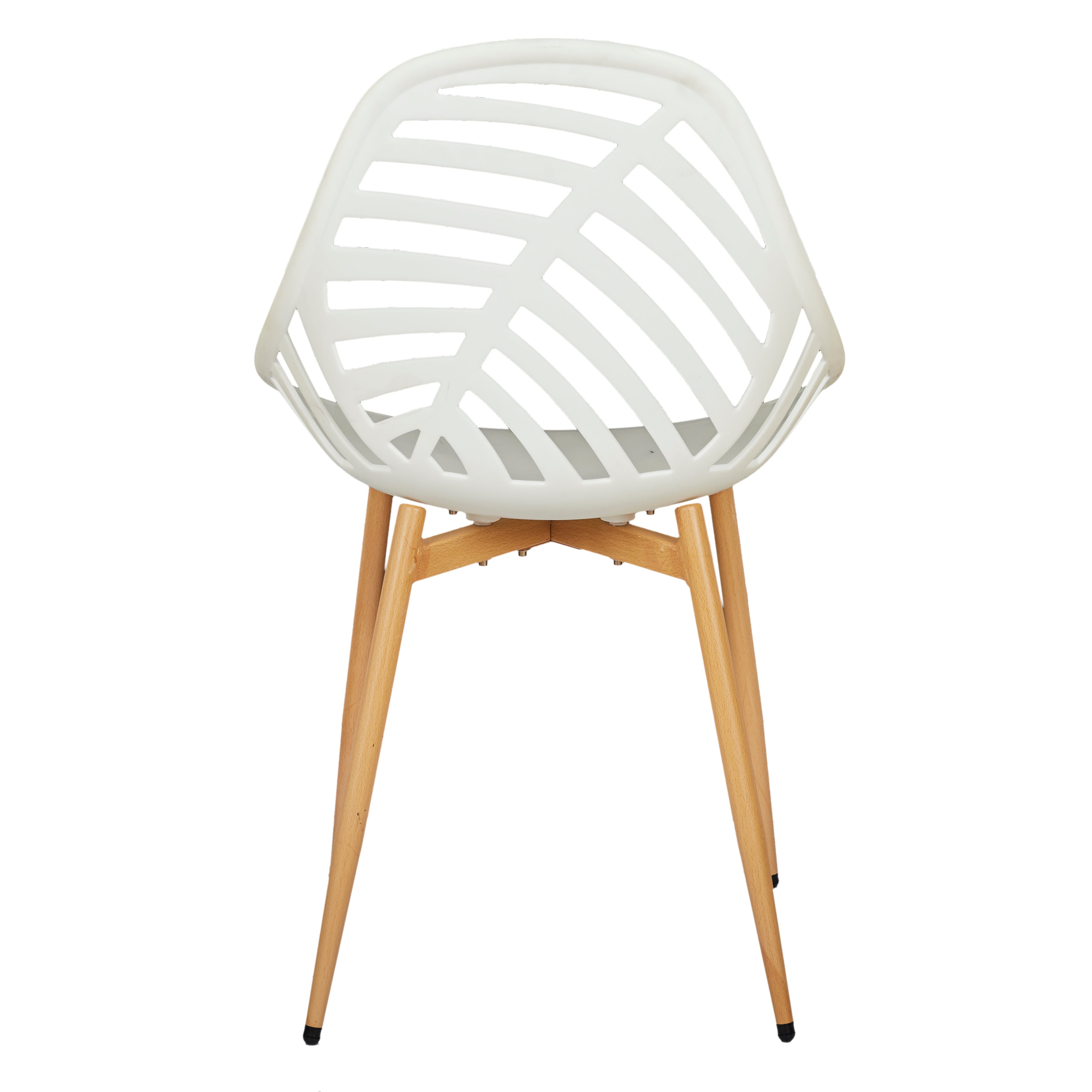 CHAISE ALAMEDA BLANC - LOT DE 4