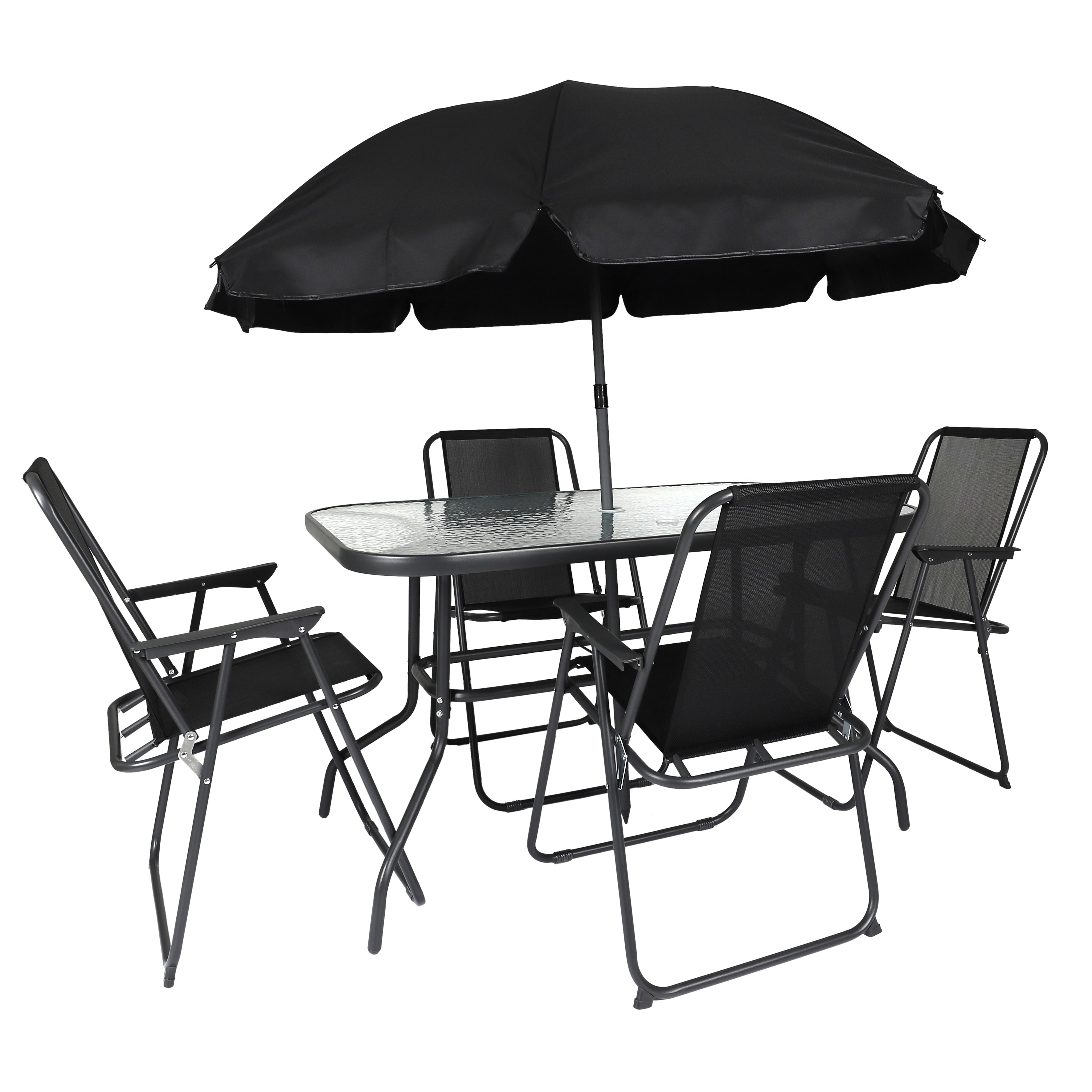 TABLE DE JARDIN 4 CHAISES PARASOL