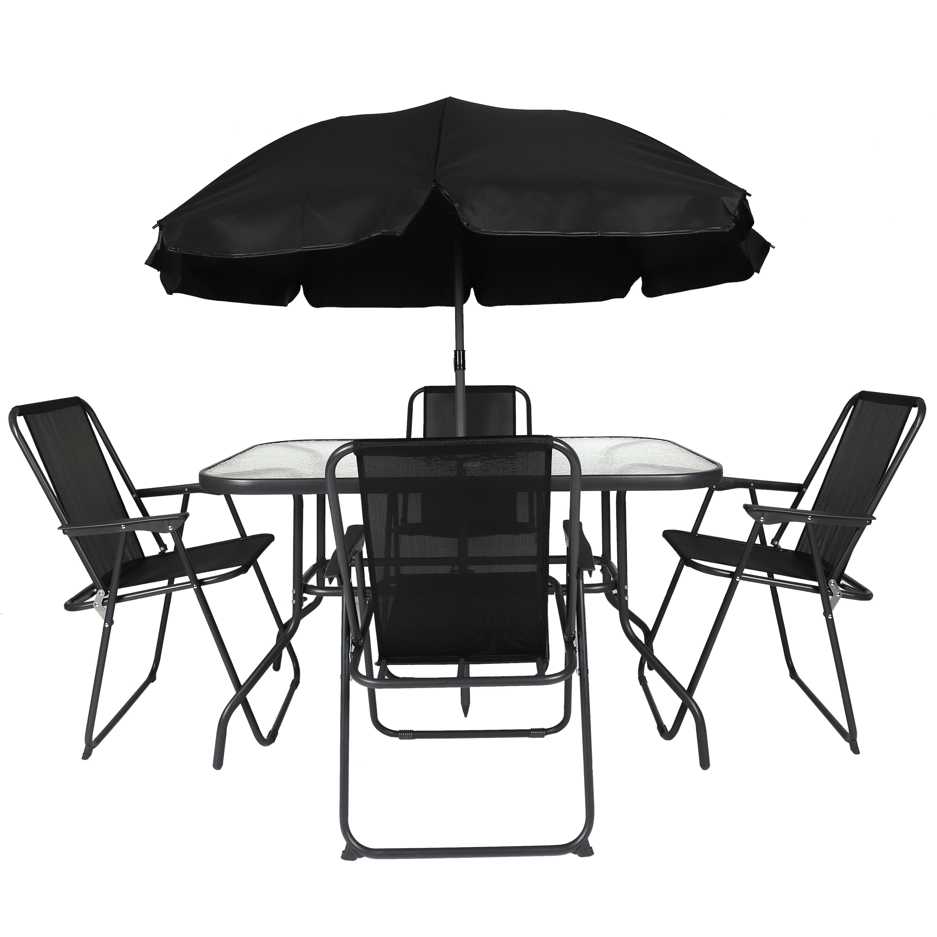 TABLE DE JARDIN 4 CHAISES PARASOL