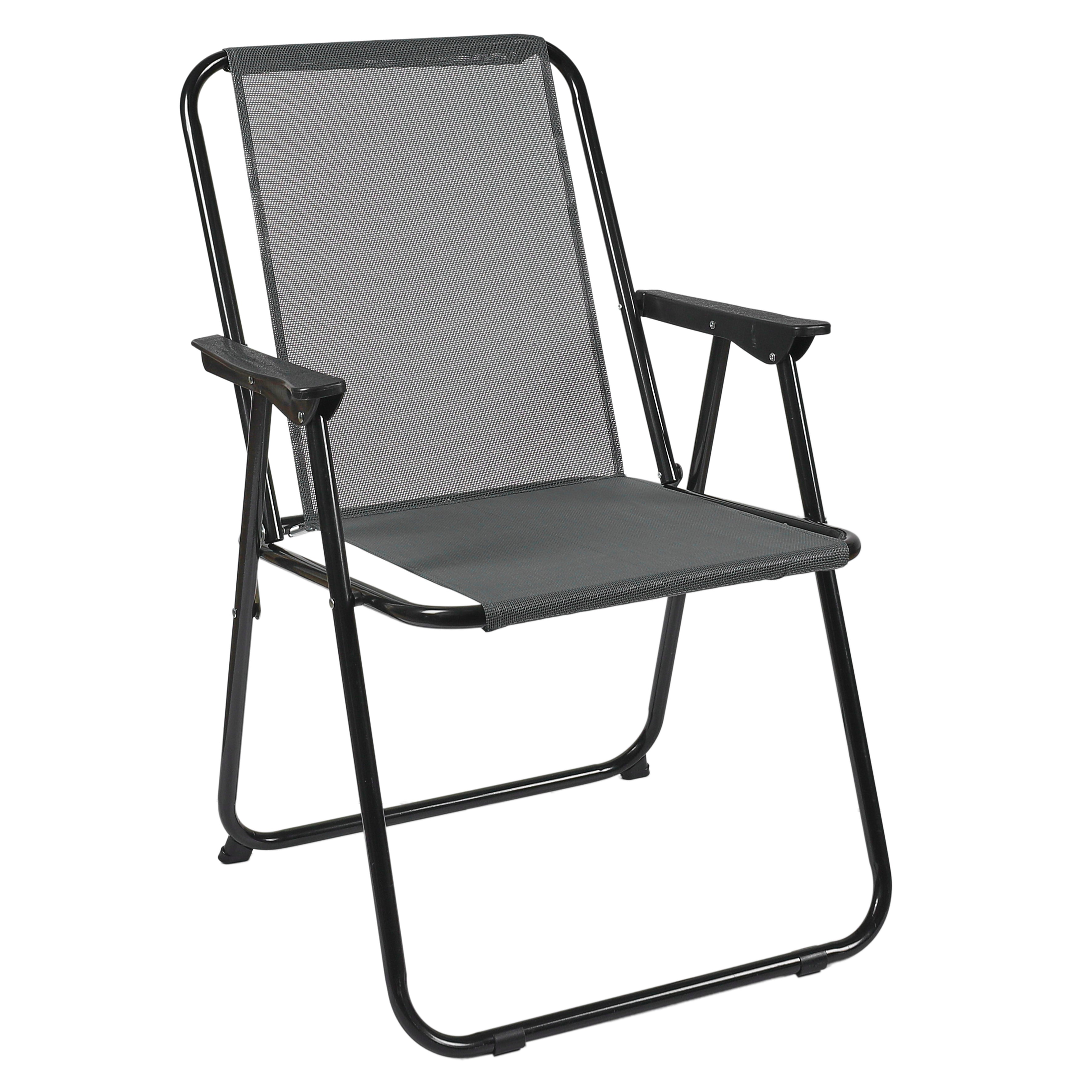 CHAISE PLIANTE GRIS GM