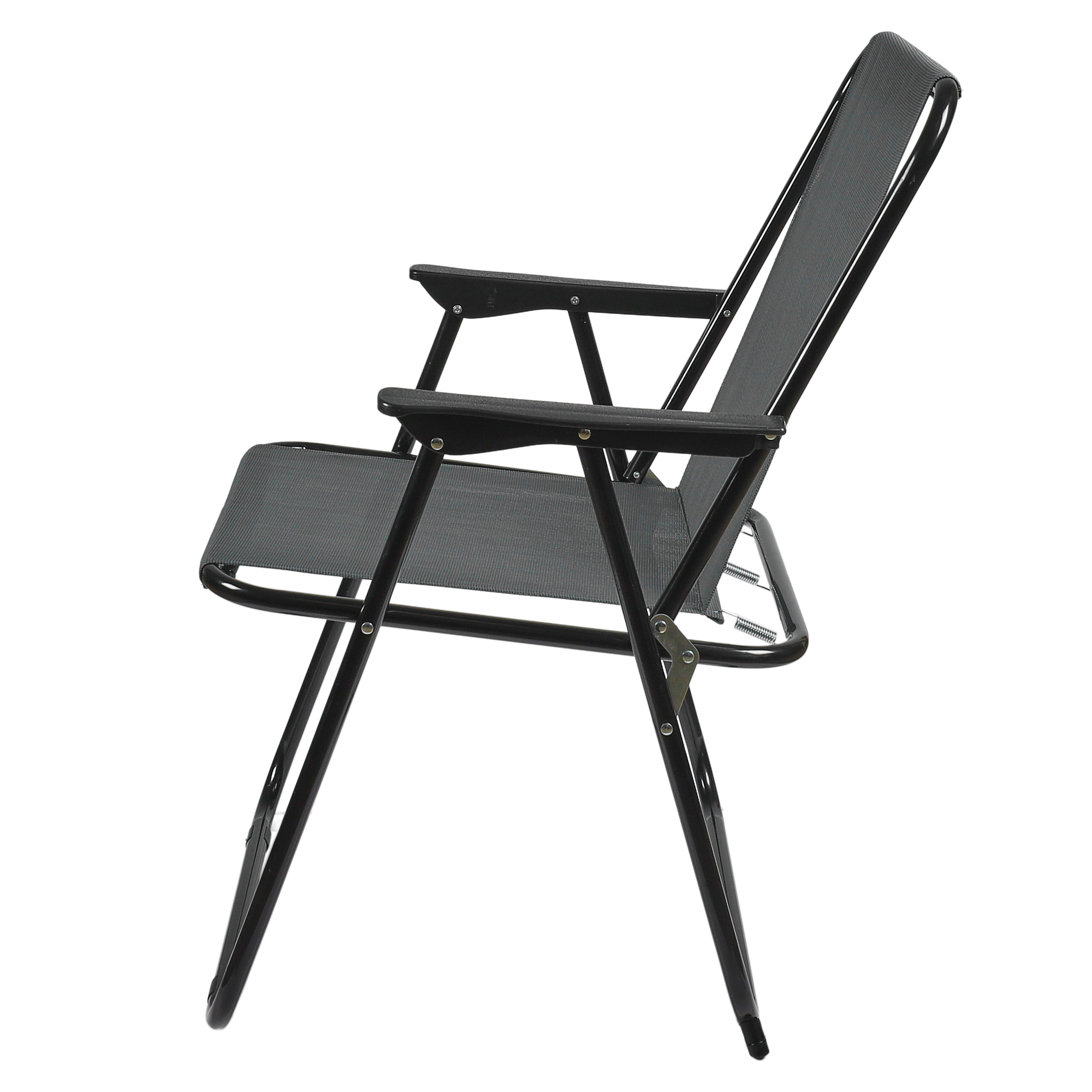 CHAISE PLIANTE GRIS GM
