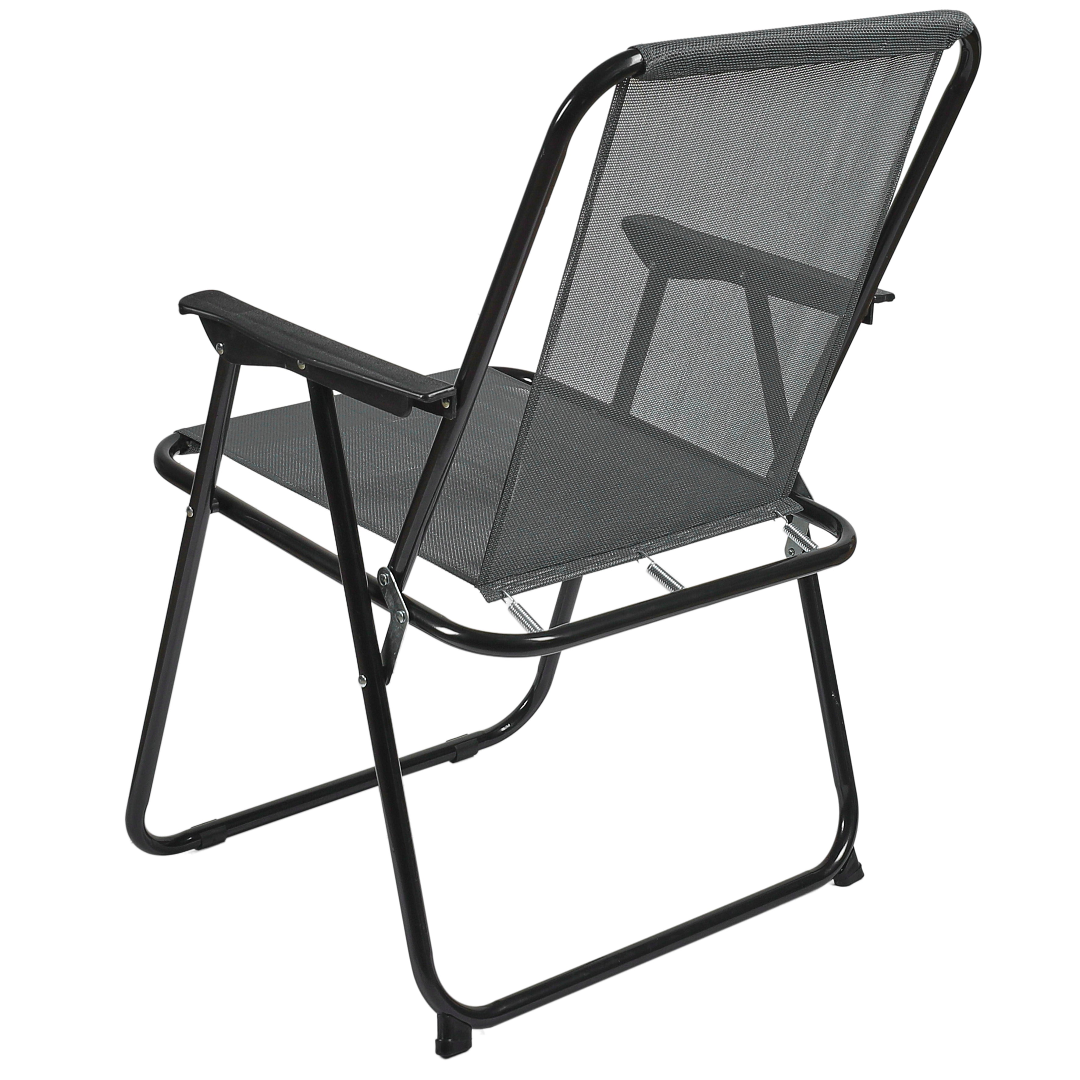 CHAISE PLIANTE GRIS GM