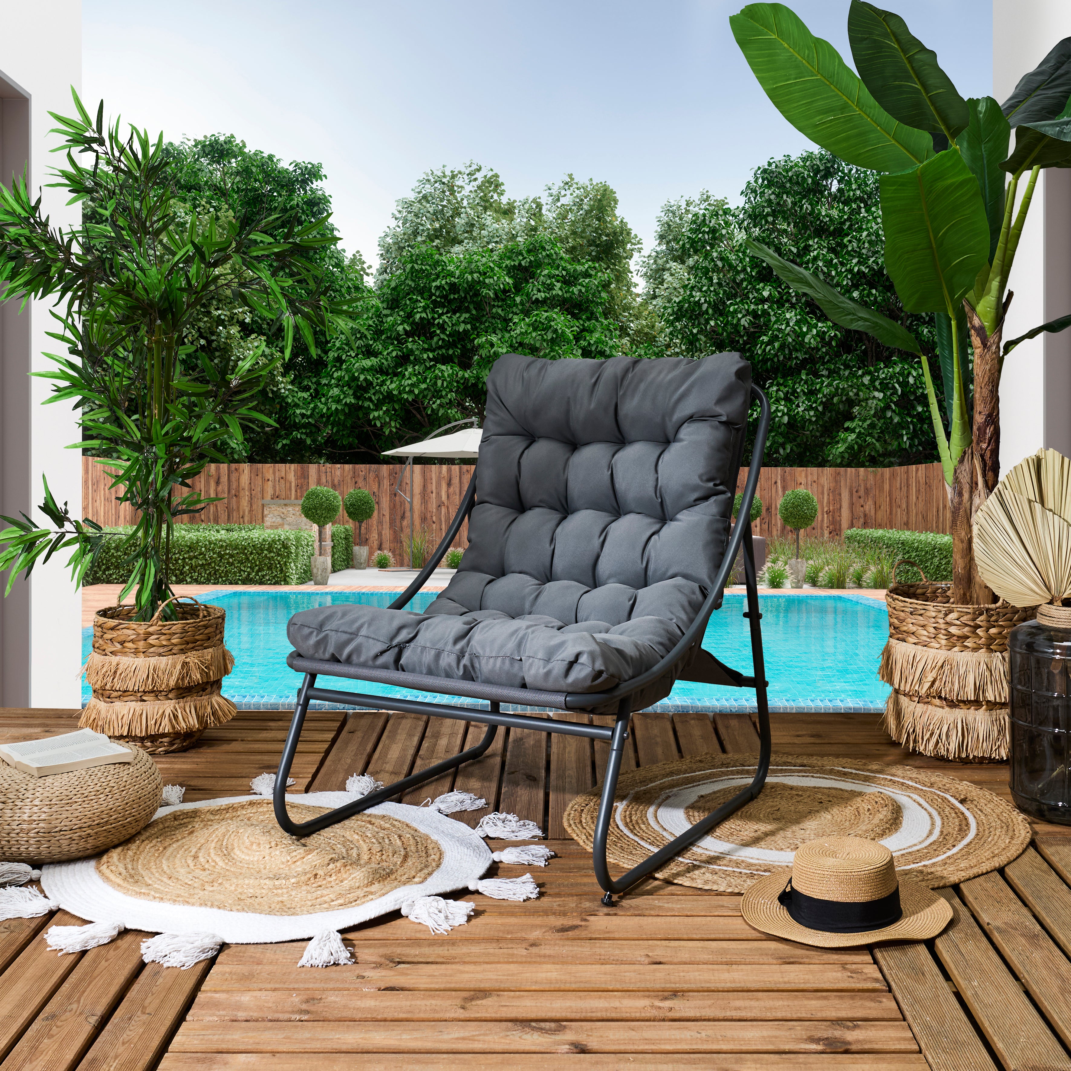 FAUTEUIL DOLCE VITA ANTHRACITE