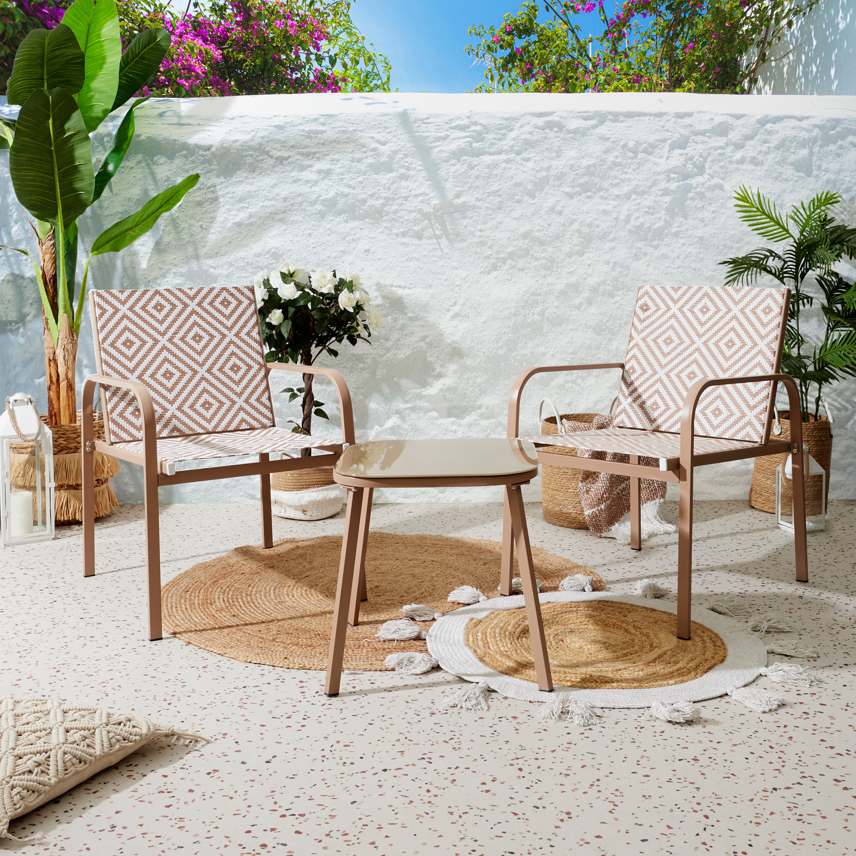 SALON DE JARDIN MEXICO BEIGE