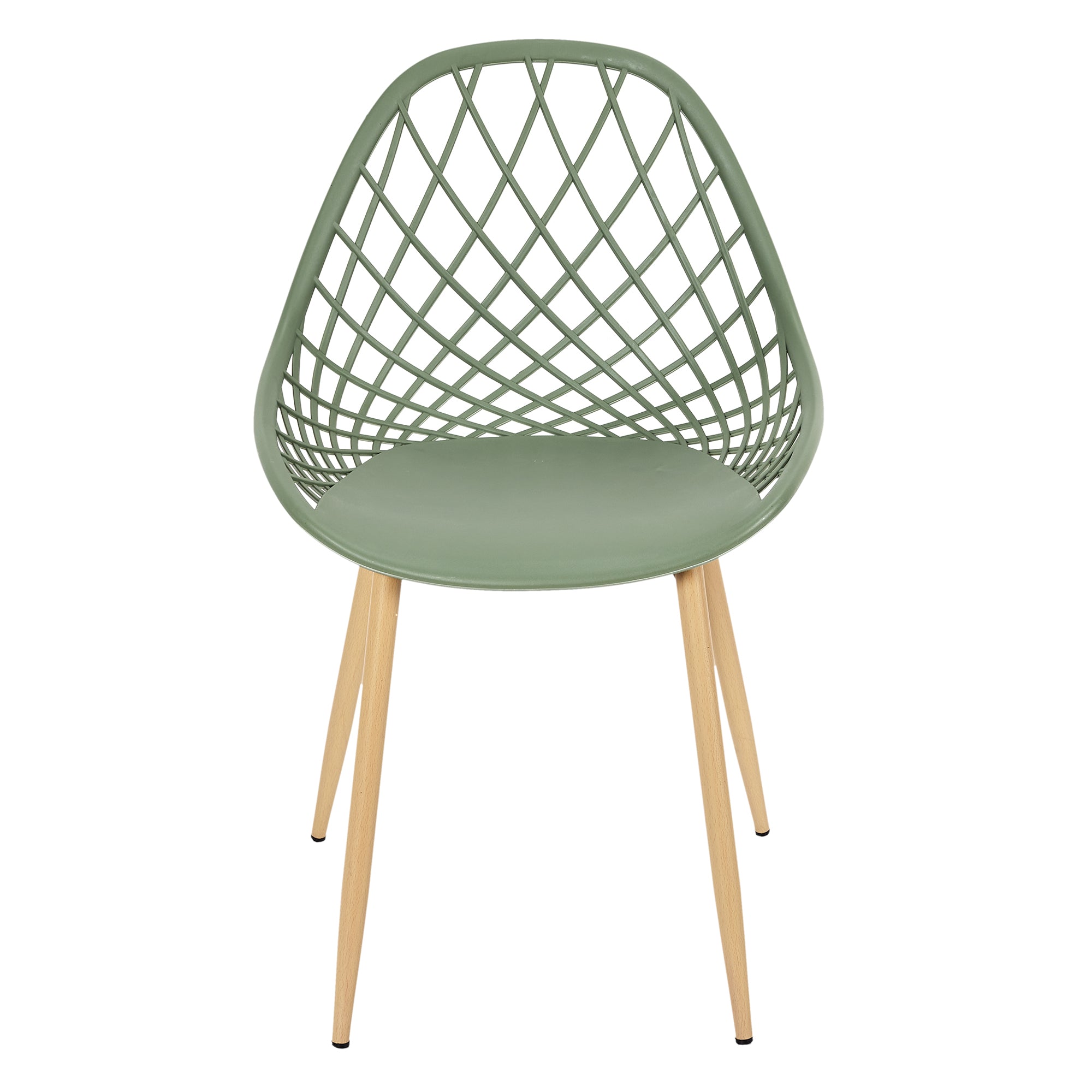 CHAISE EXTERIEUR PP MALAGA VERT - LOT DE 4