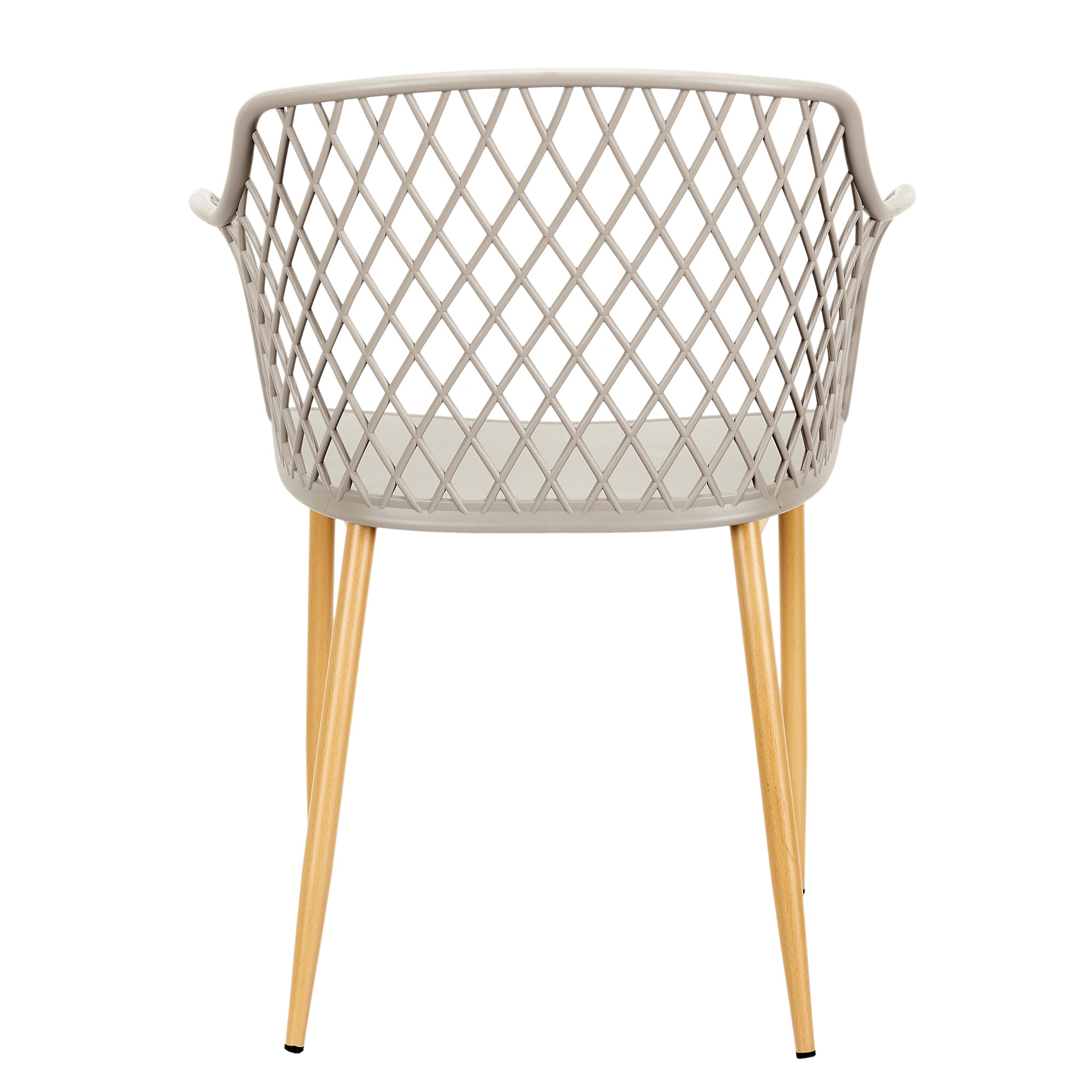 FAUTEUIL EXTERIEUR MALAGA TAUPE - LOT DE 4