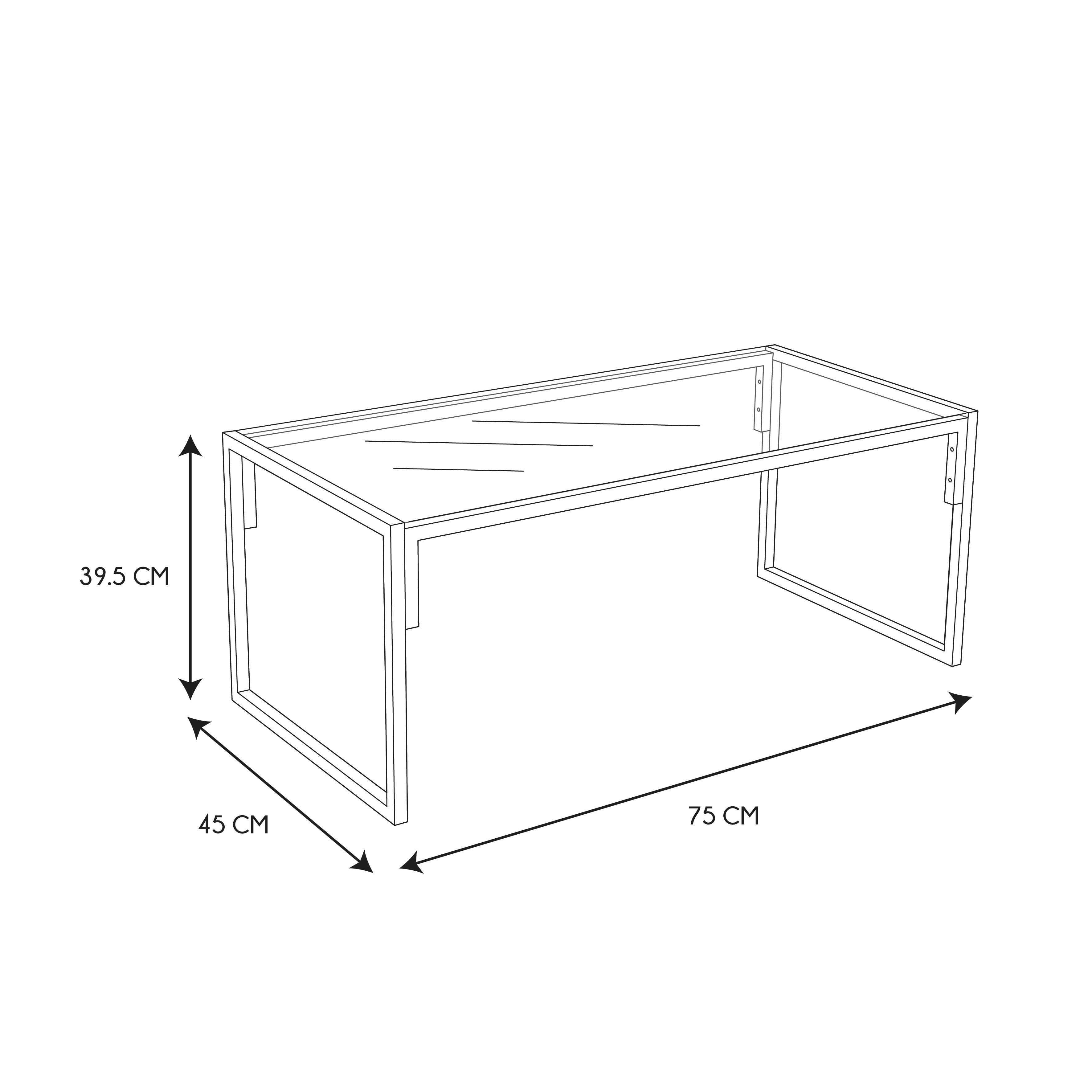 SALON DE JARDIN CAGLIARI 4PCS