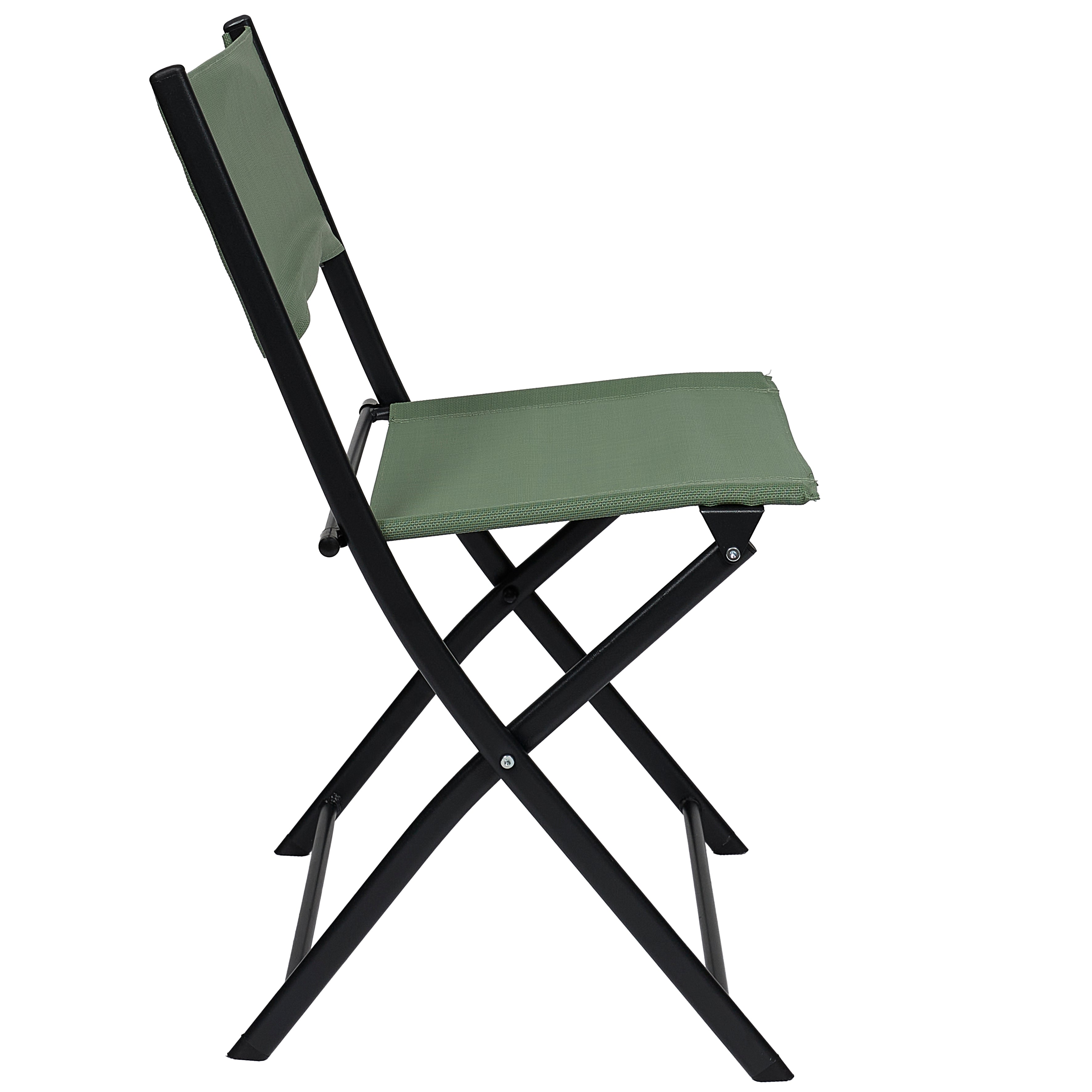 CHAISE ELBA KAKI - LOT DE 4