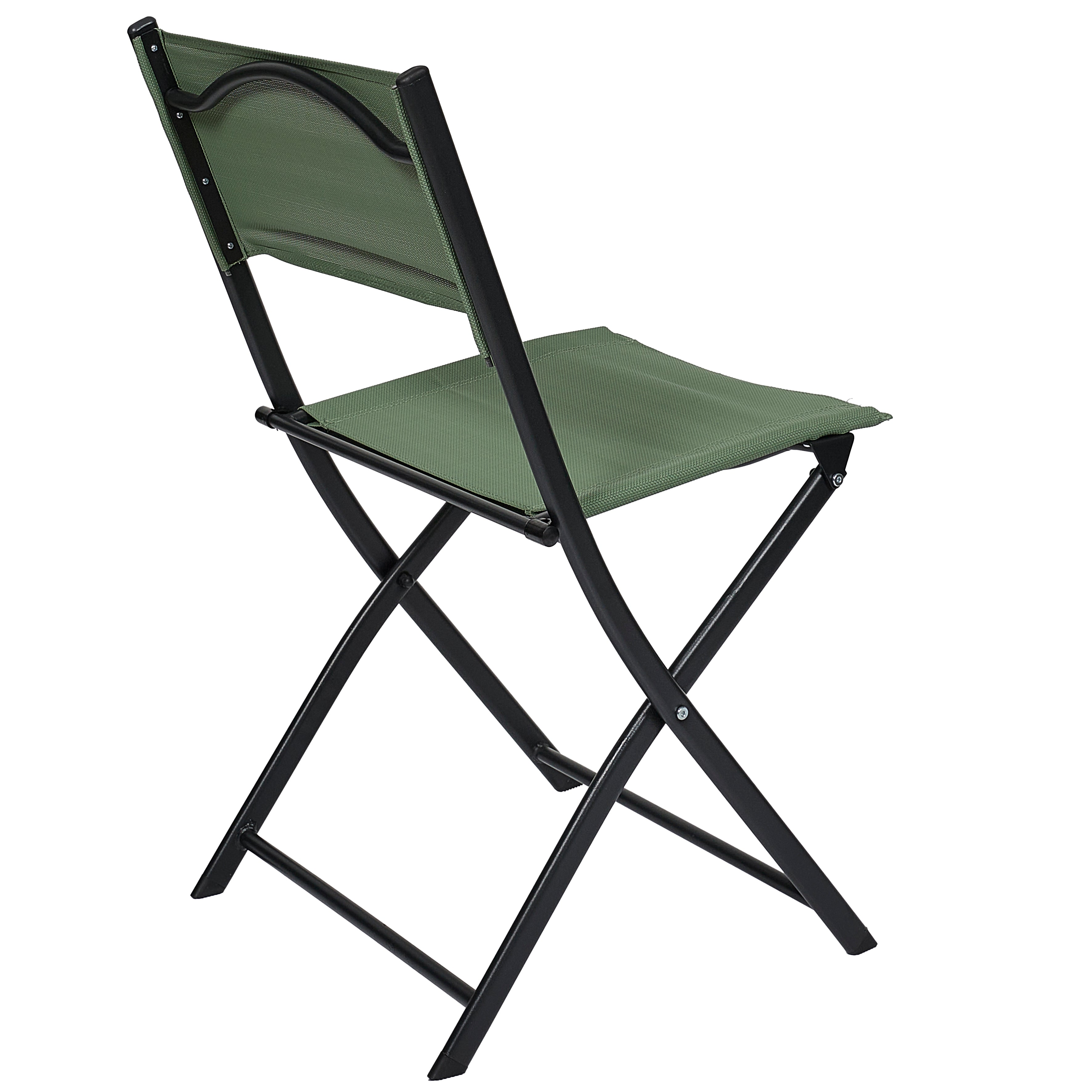 CHAISE ELBA KAKI - LOT DE 4
