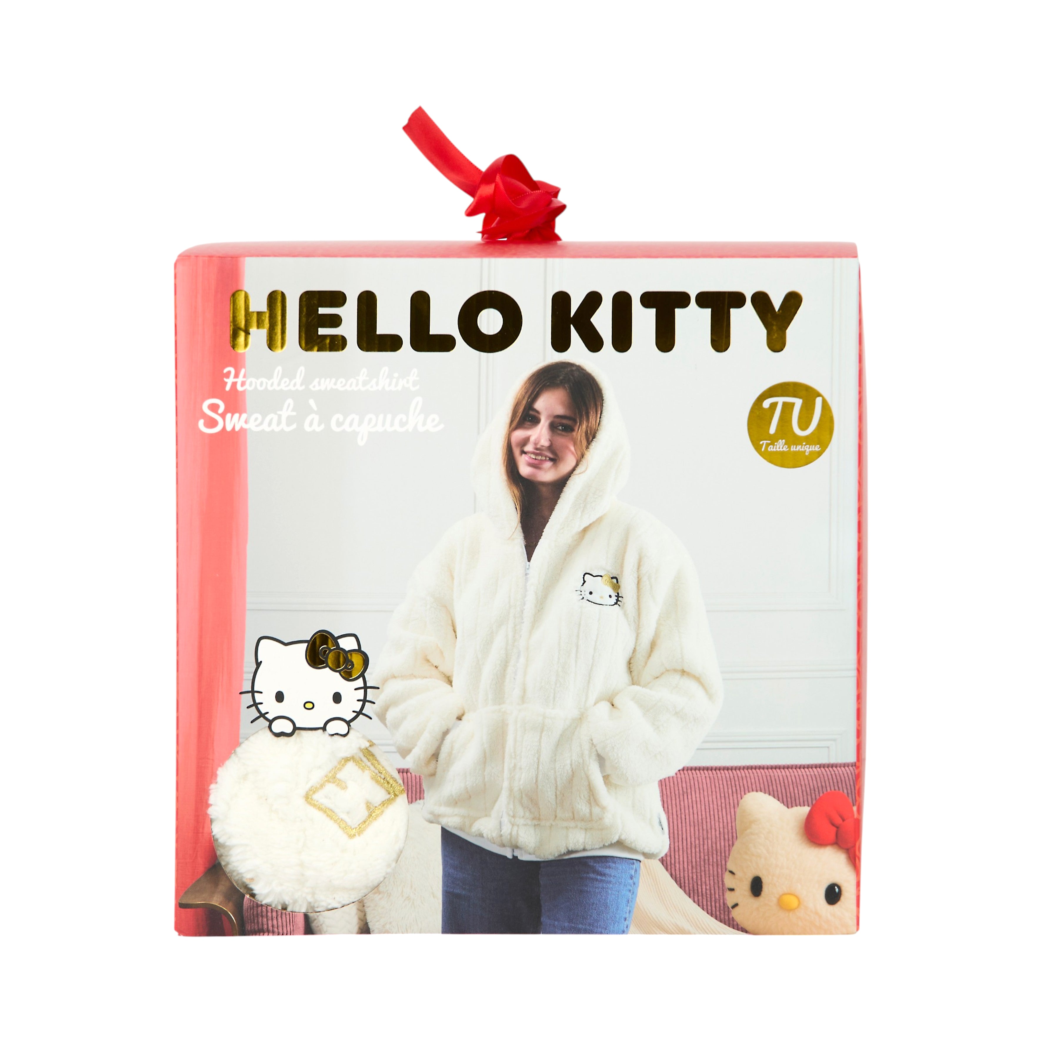 SWEAT A CAPUCHE HELLO KITTY