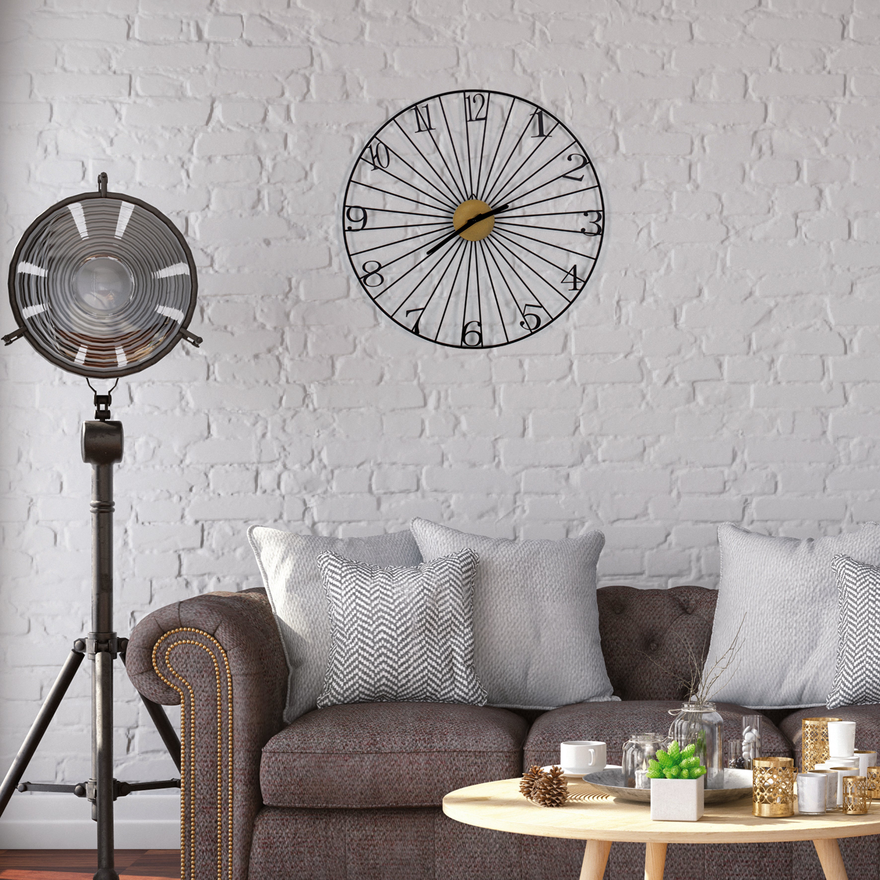 HORLOGE FILAIRE 50CM
