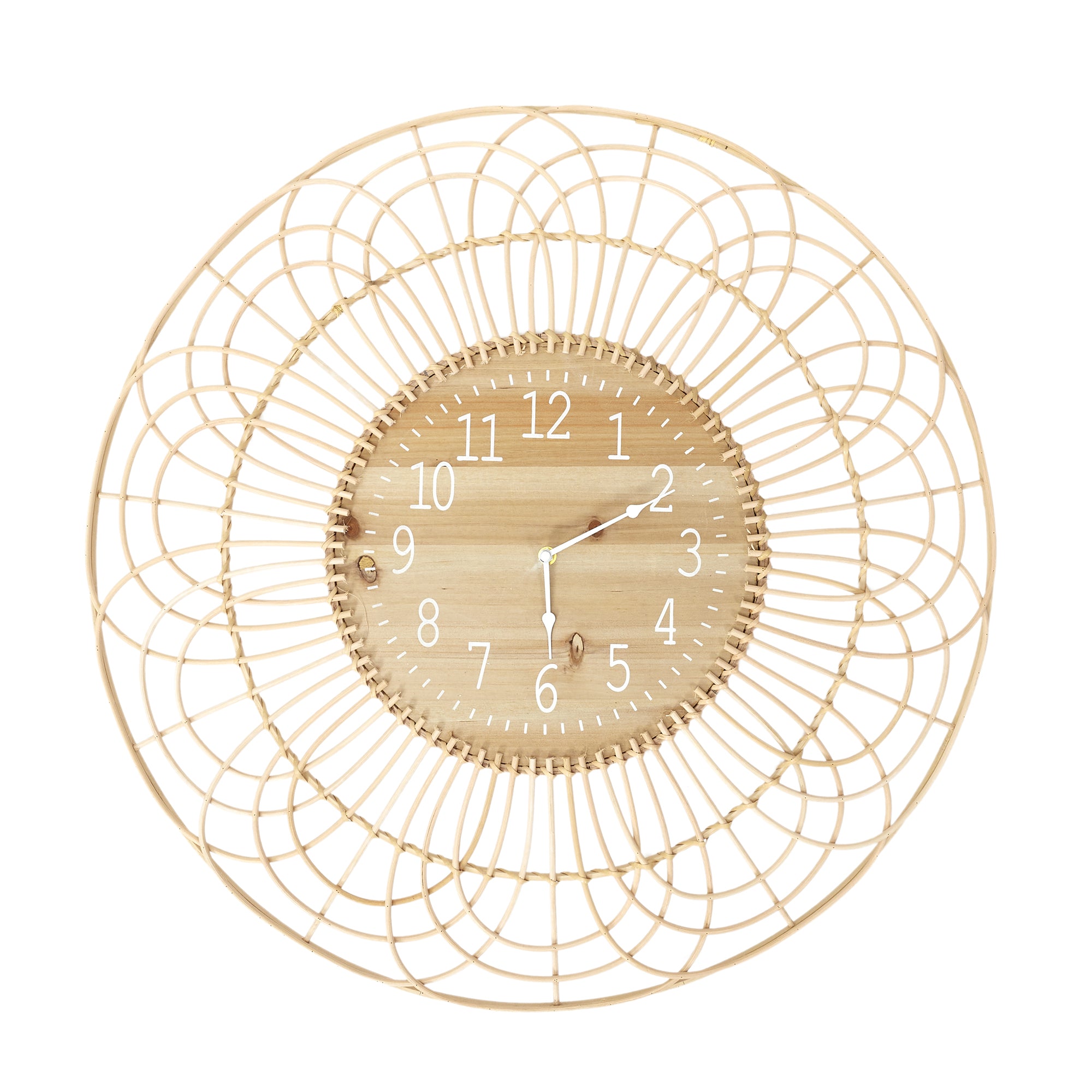 HORLOGE ROTIN 70CM