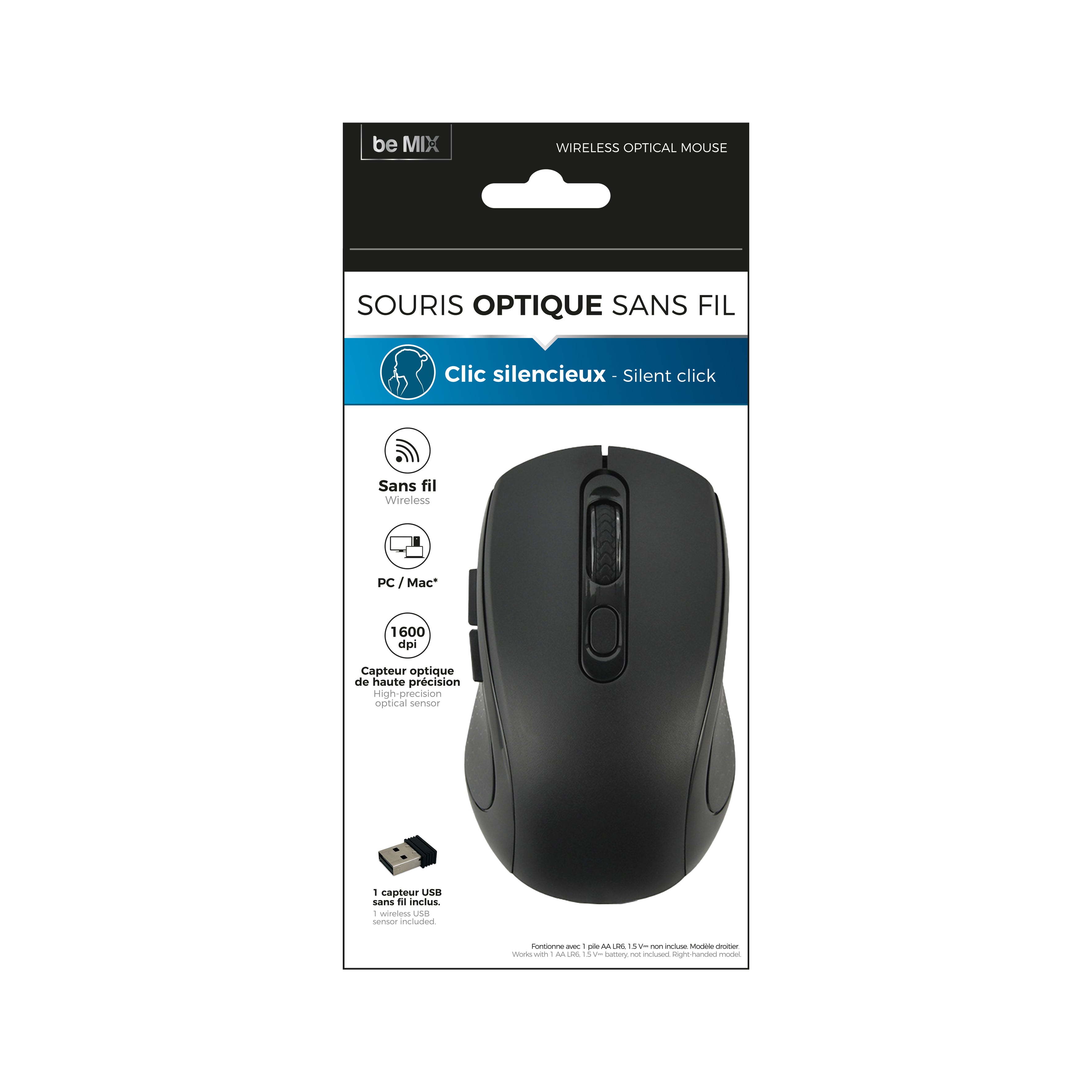 SOURIS SANS FIL SILENCIEUSE