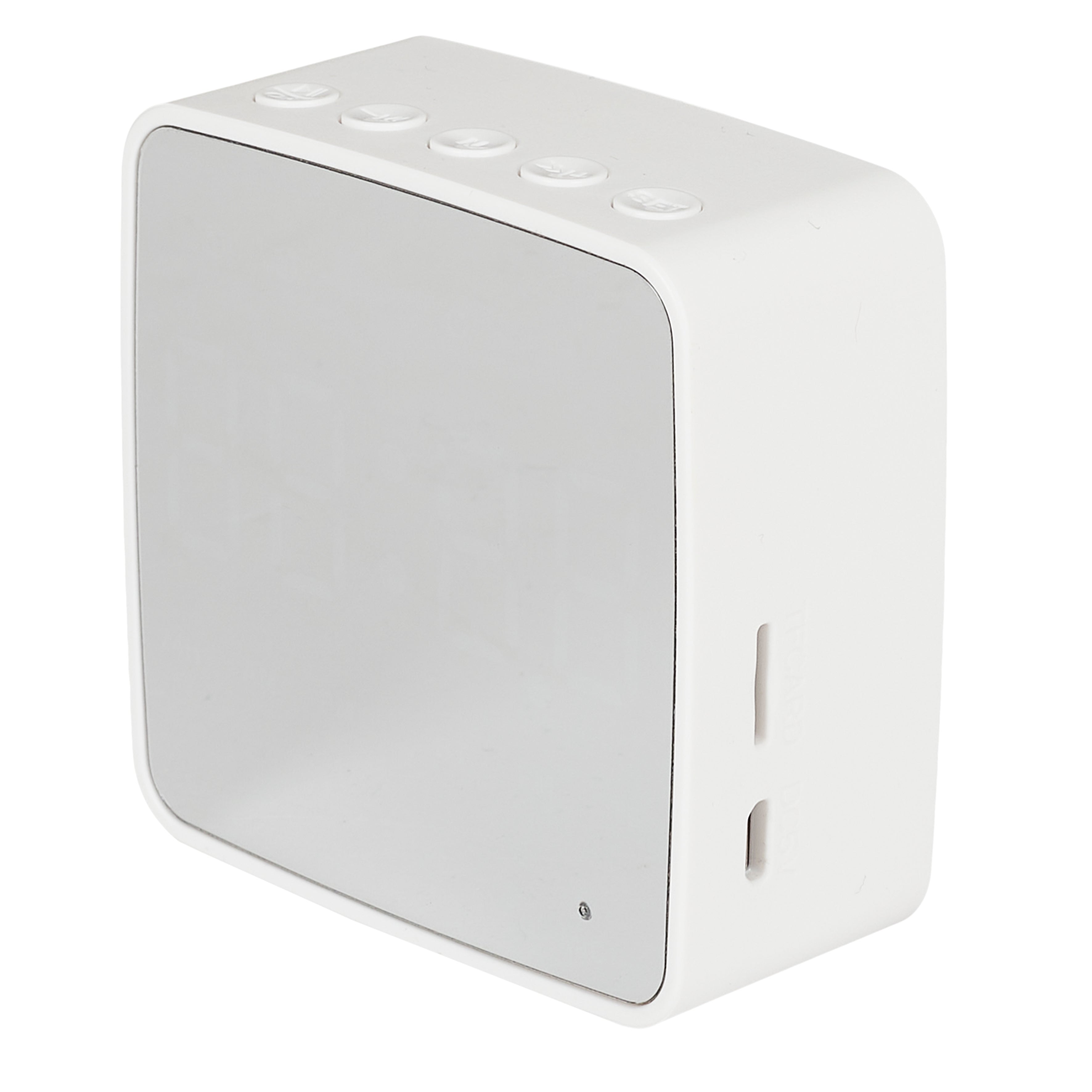 REVEIL MIROIR ENCEINTE SANS FIL 3W