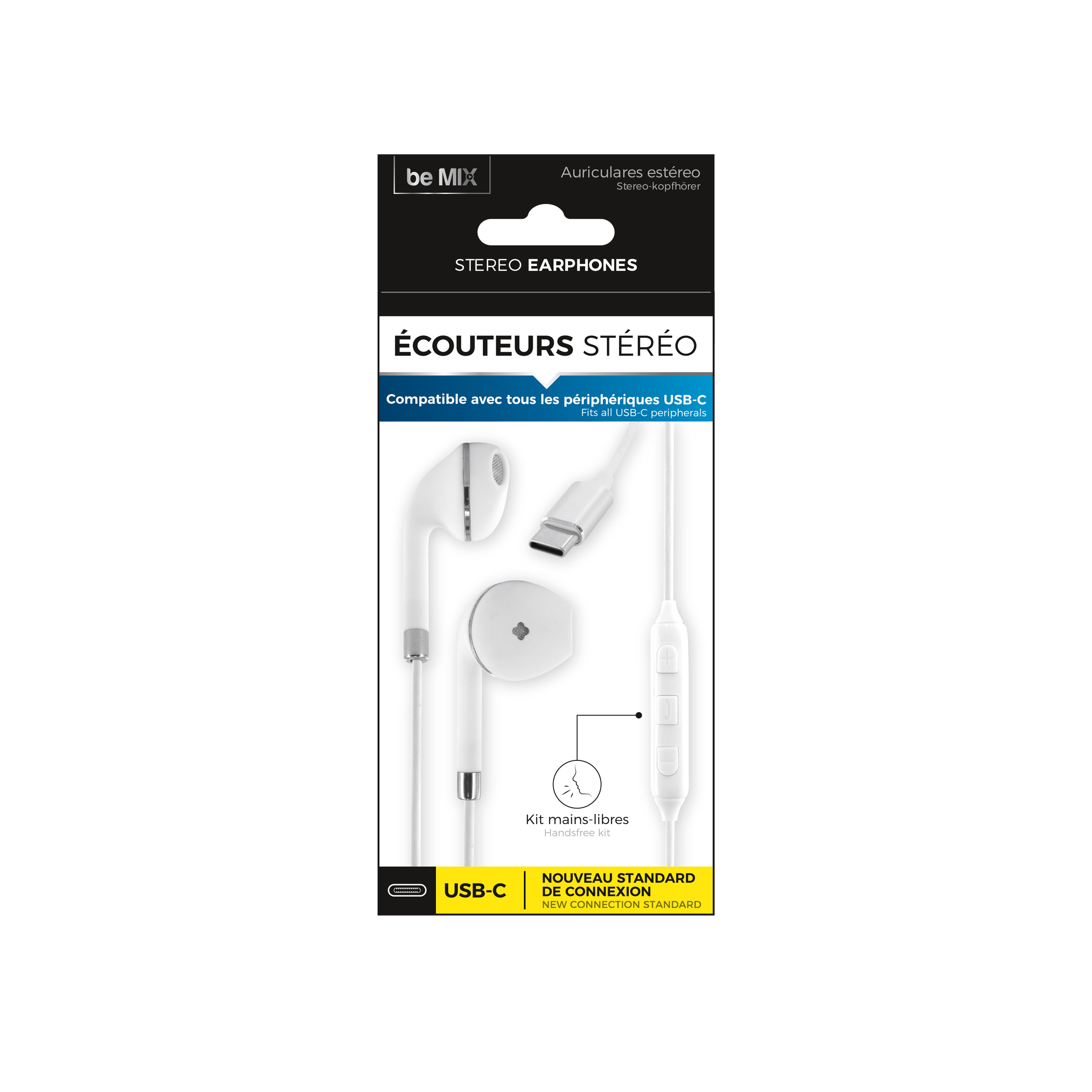 ECOUTEURS MAIN LIBRE TYPE C