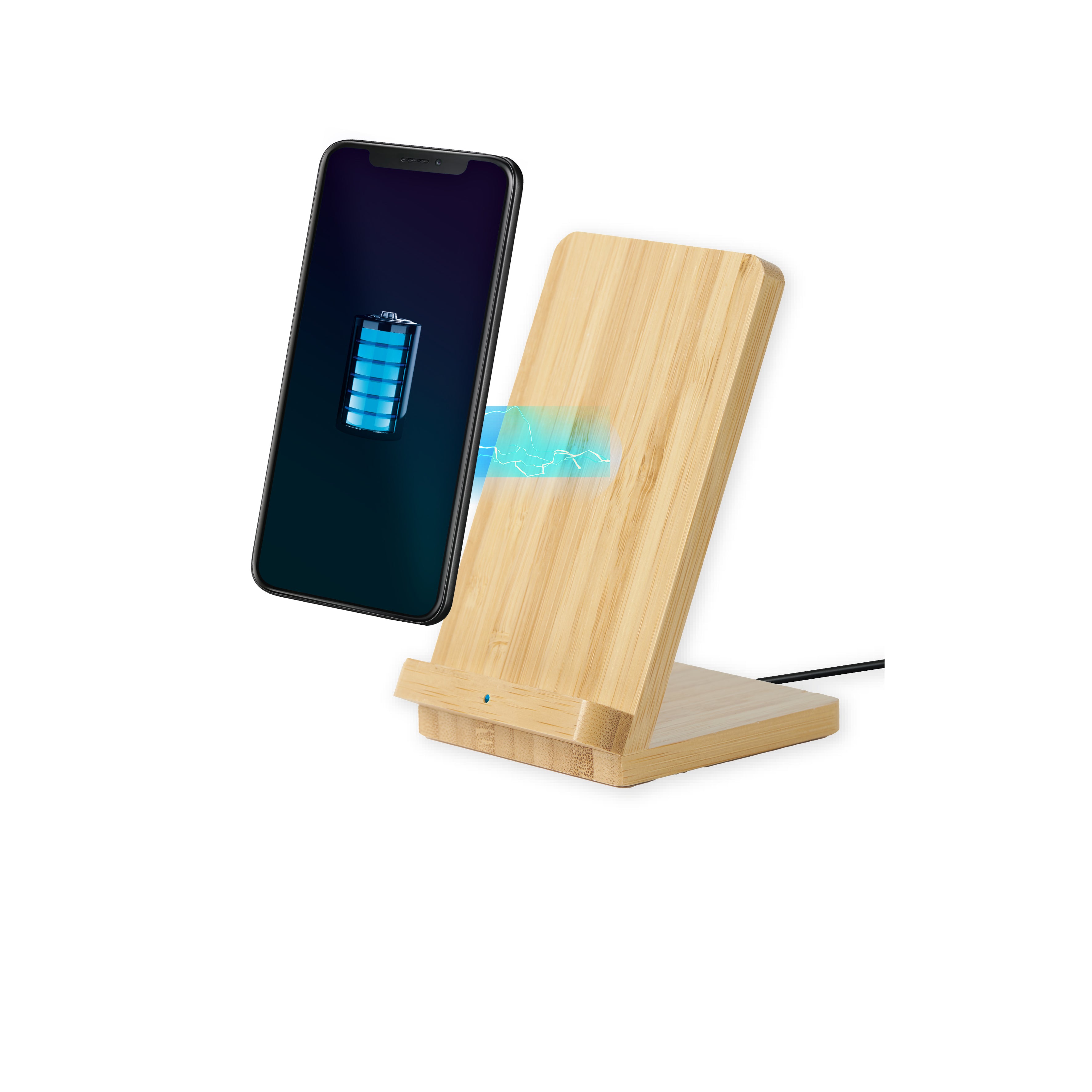 SUPPORT CHARGEUR A INDUCTION BOIS 15W